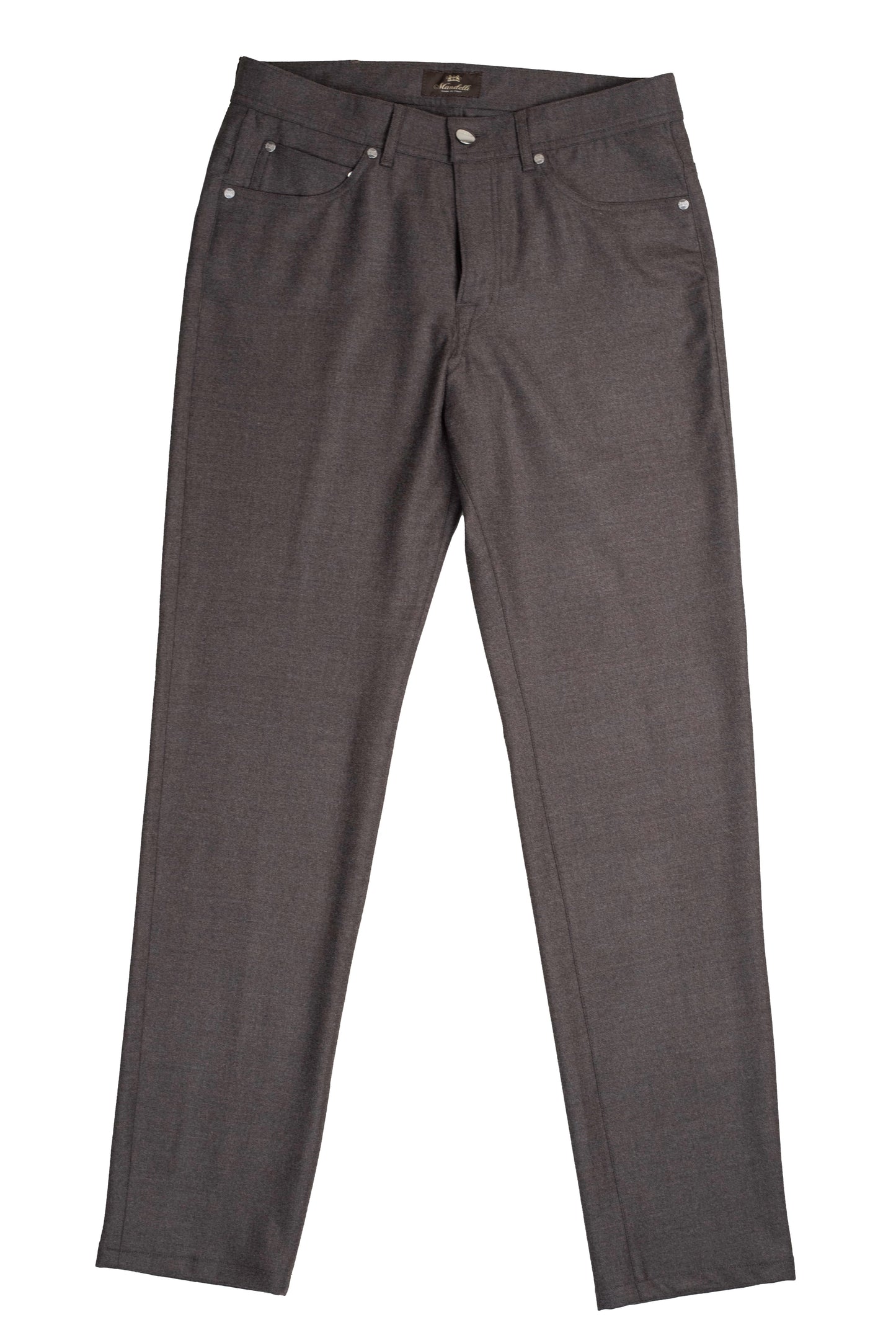 mandelli brown cashmere blend pant