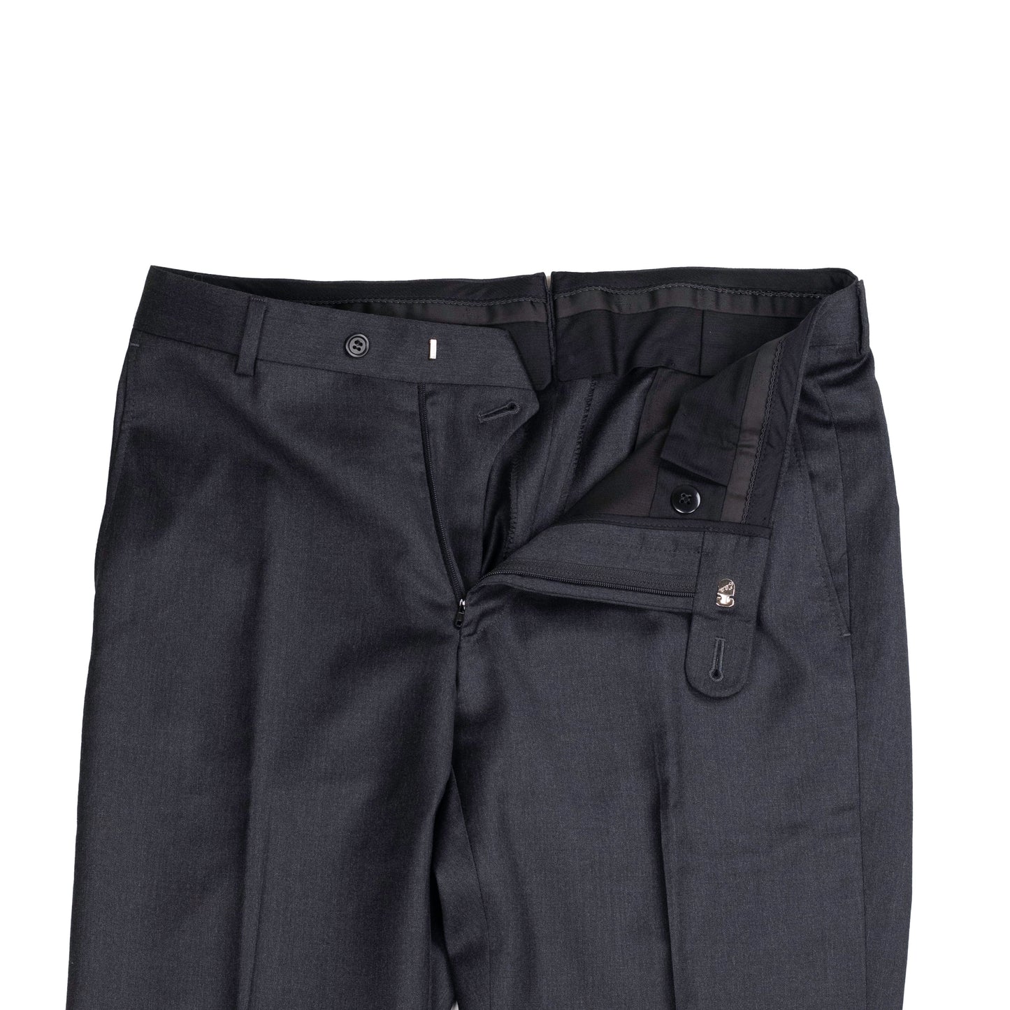 heritage gold charcoal wool dress pant