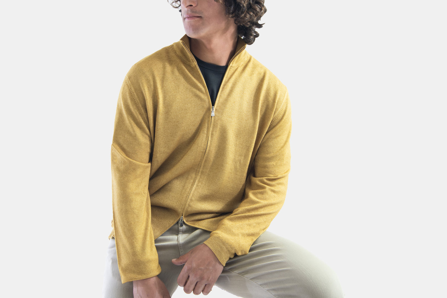 khaki's of Carmel - gold sweater
