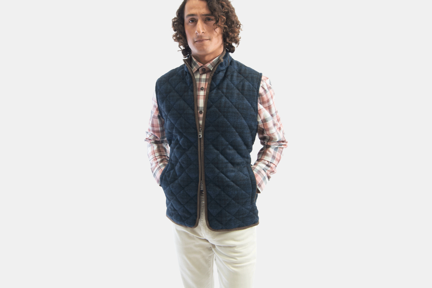 khakis of Carmel - Essex Quilted Wool Travel Vest