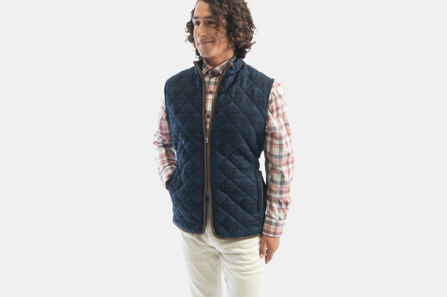 khakis of Carmel - Essex Quilted Wool Travel Vest