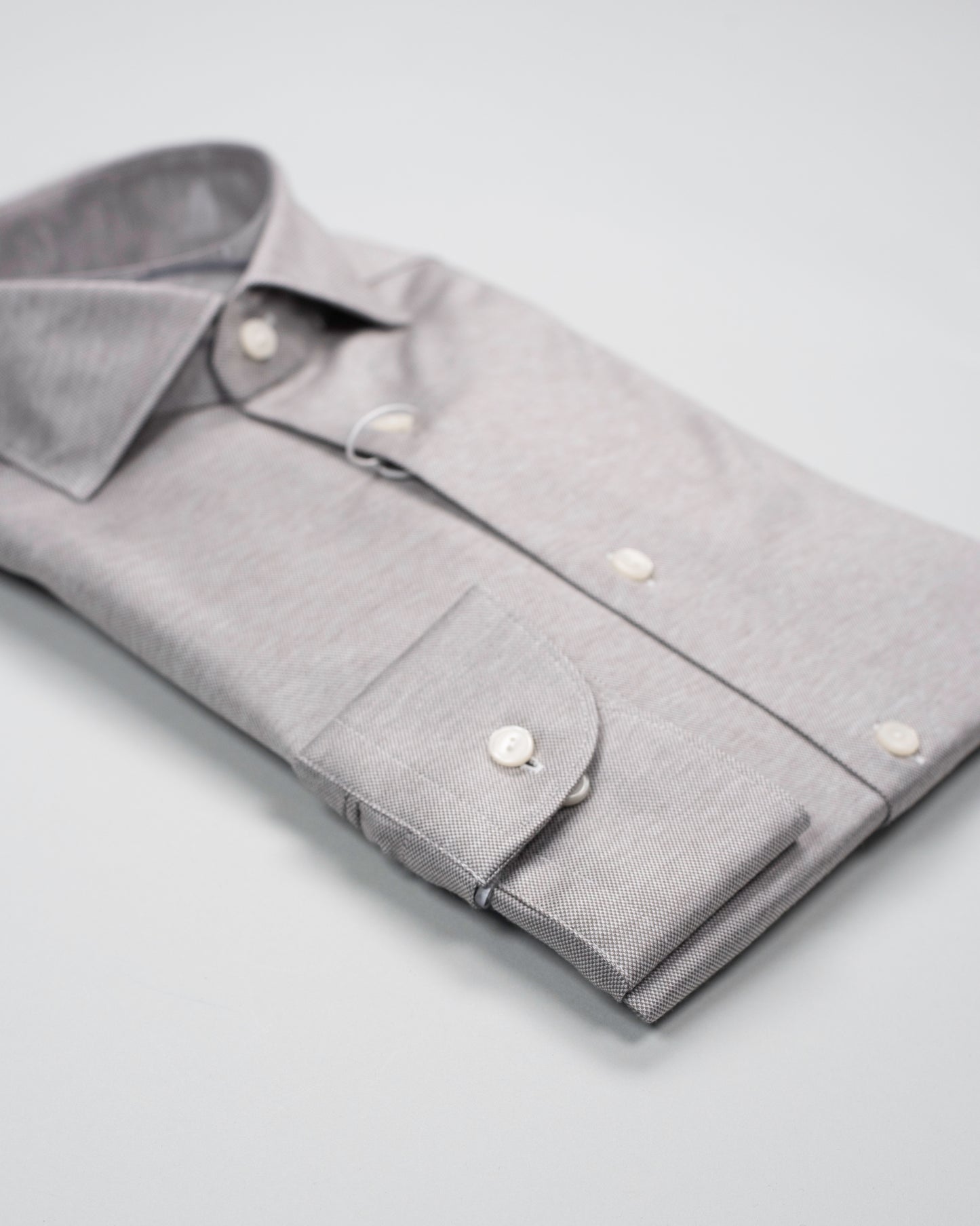 eton tan knit jersey shirt