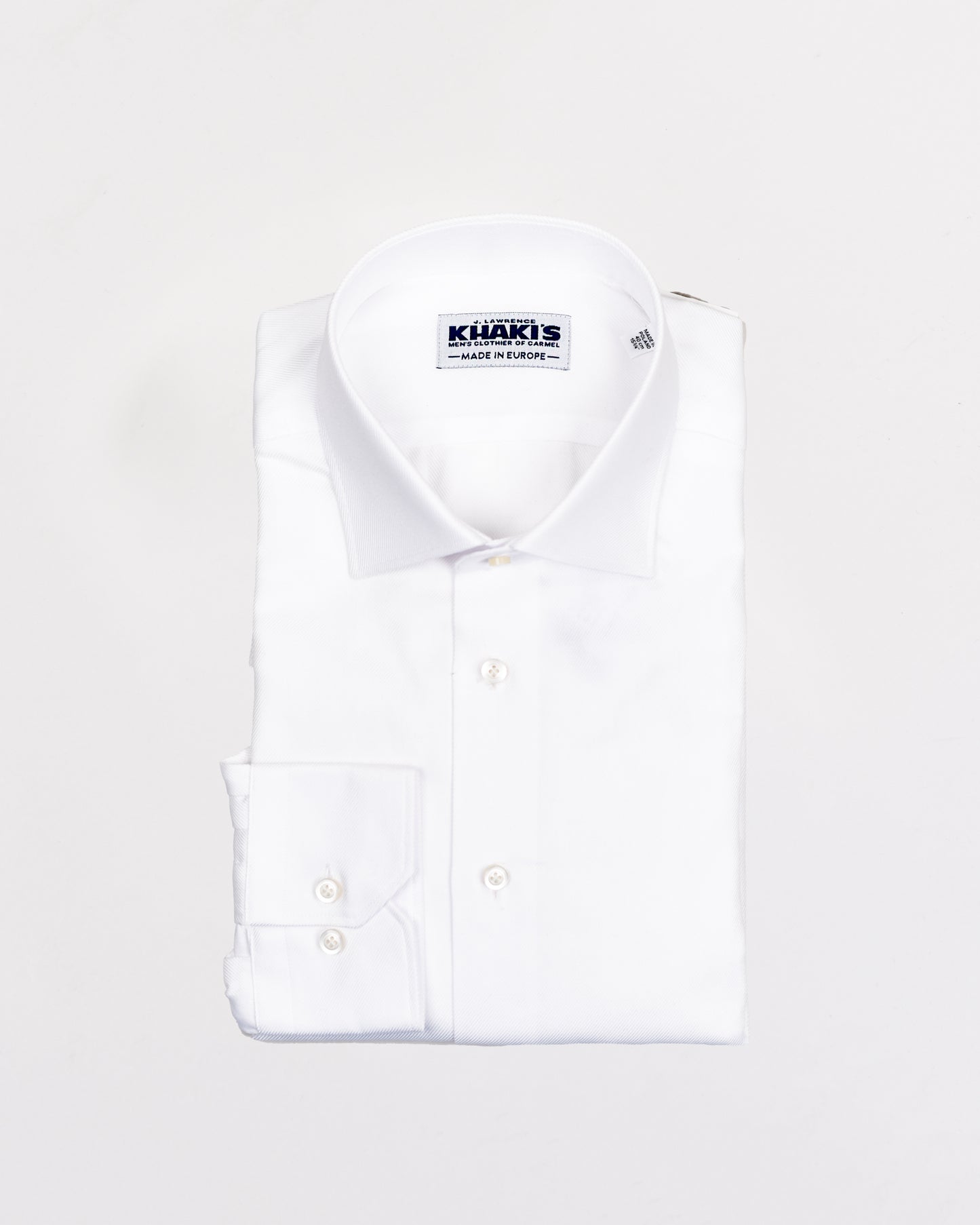 Khaki’s of Carmel - White Cotton Shirt
