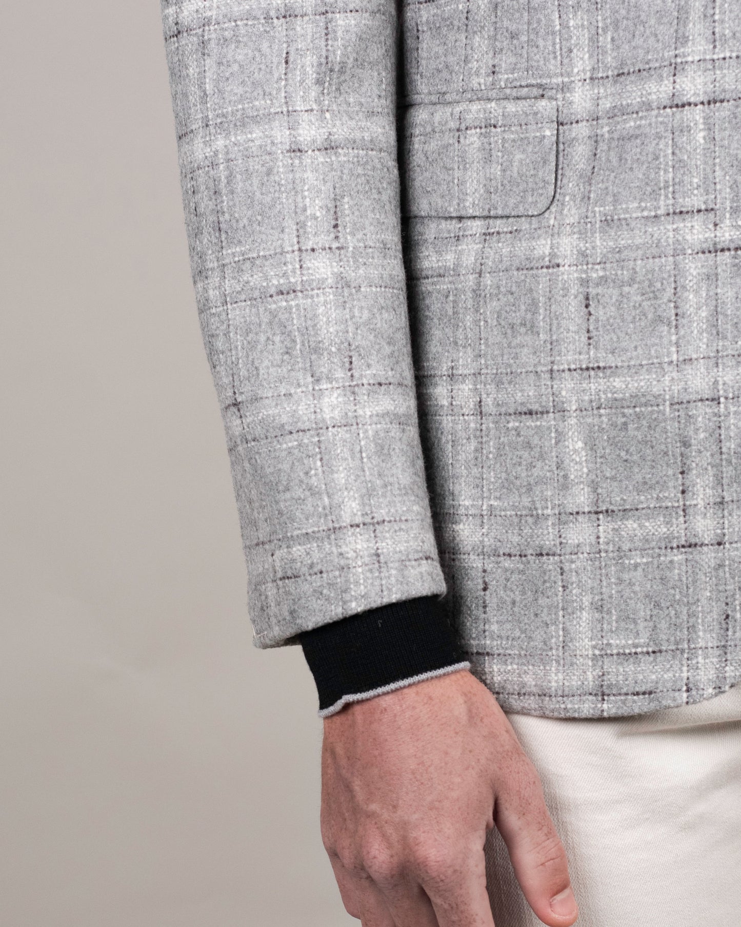 castangia grey boucle sport coat