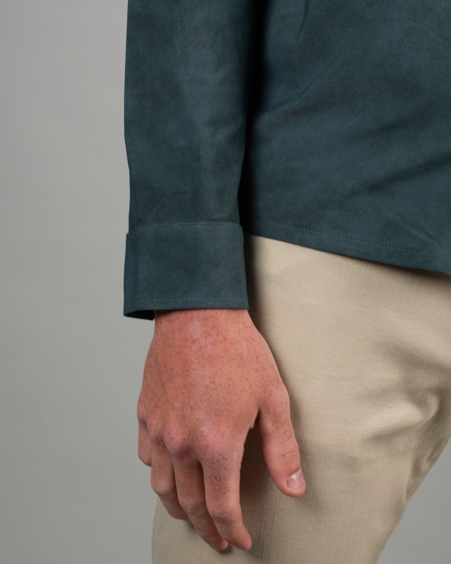 pescarolo faux suede tech jacket