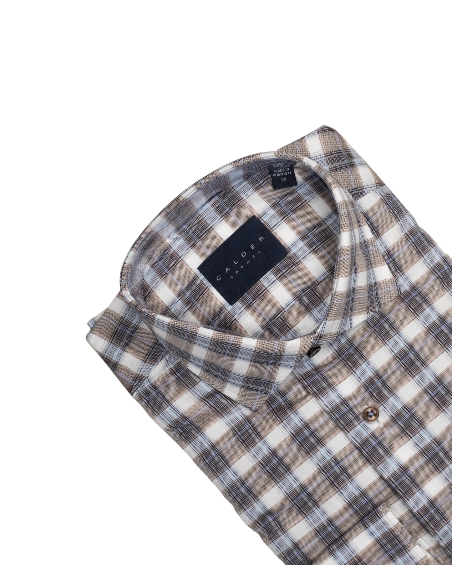 calder brown plaid shirt