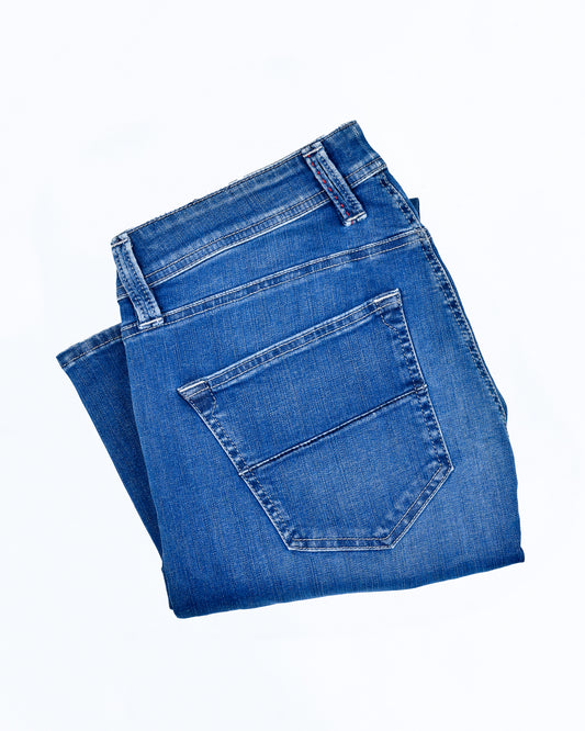 khakis of carmel - Italian light washed denim