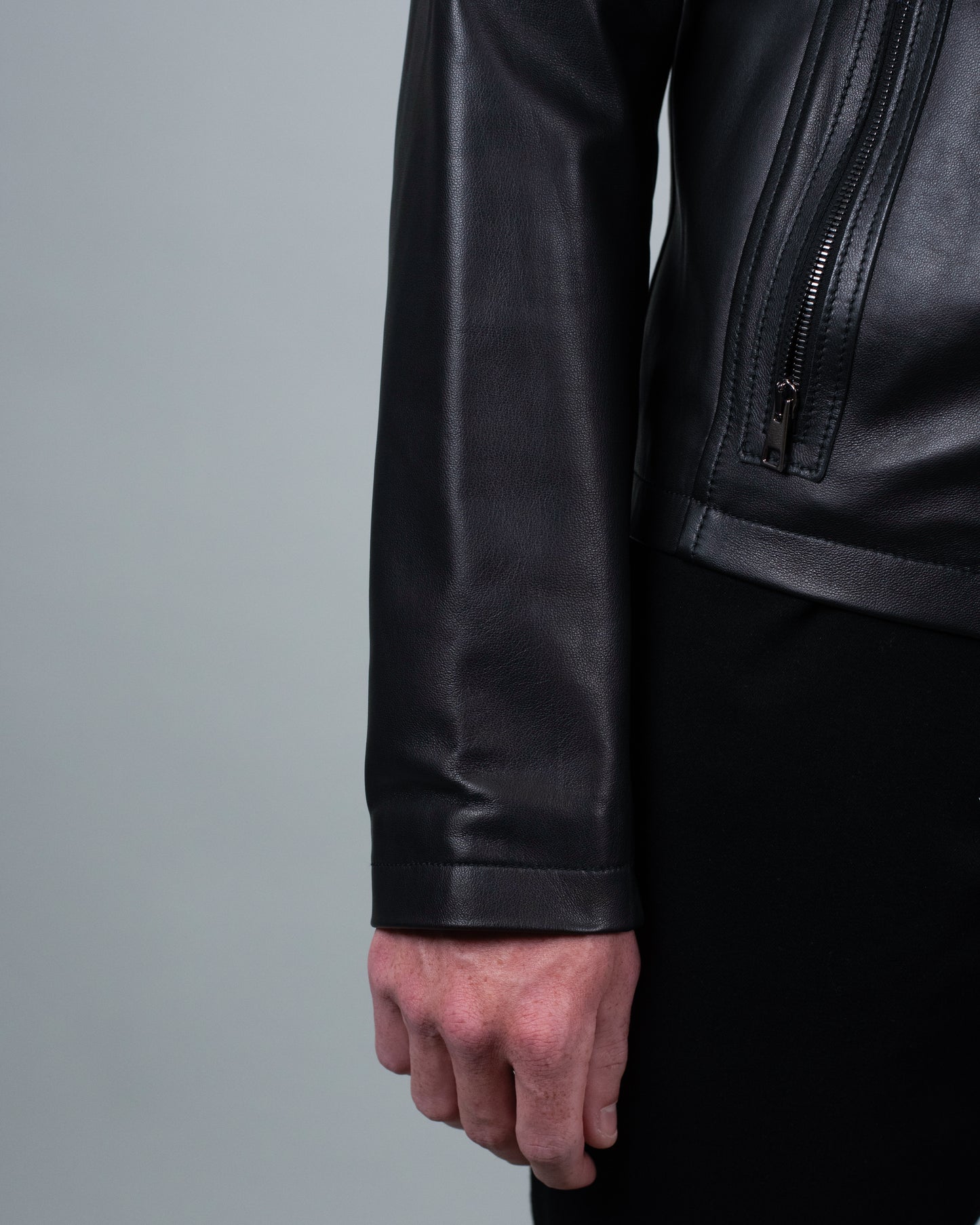 khakis brand lambskin leather shirt jacket