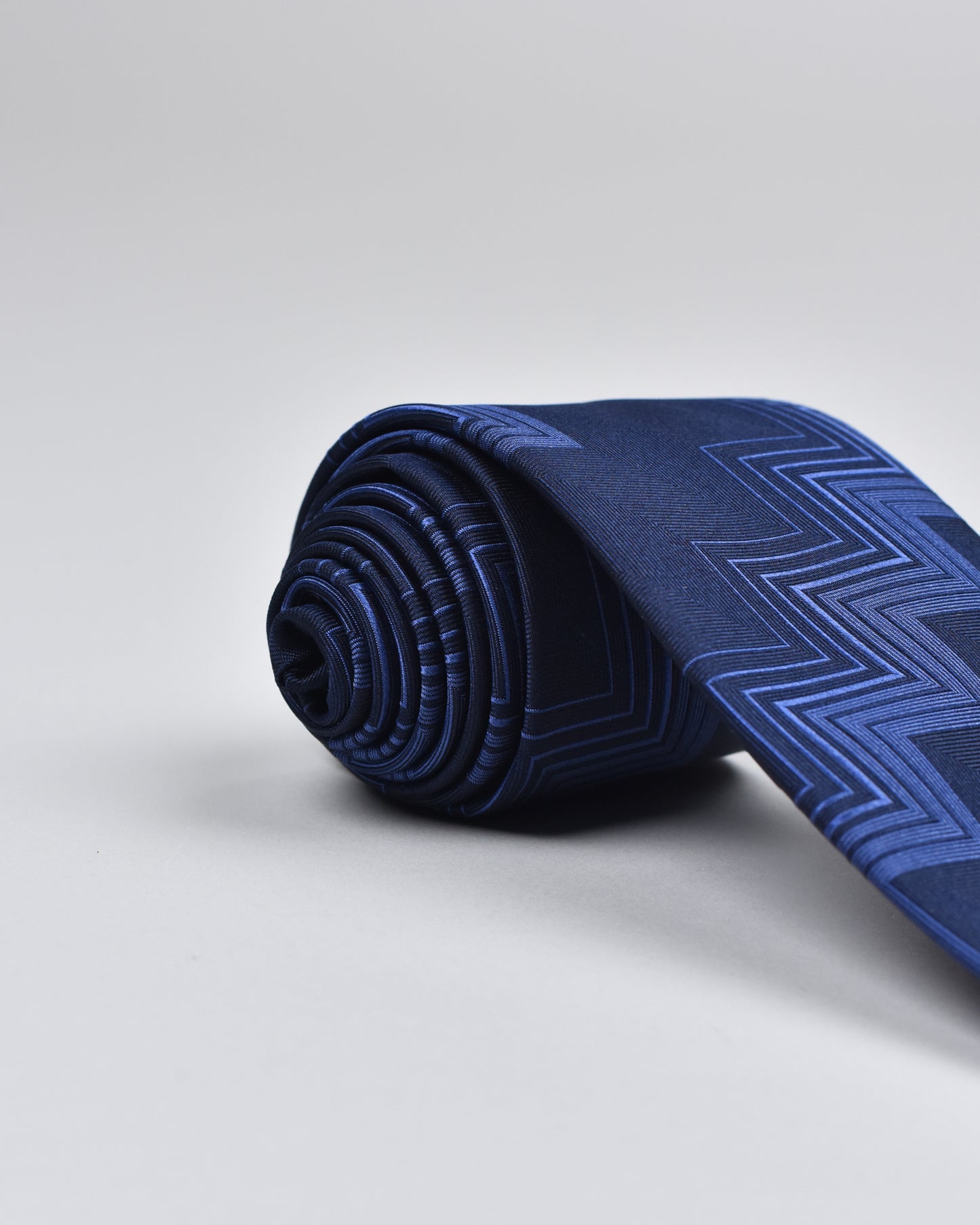 Khakis of Carmel - Silk Printed Tie in Blue
