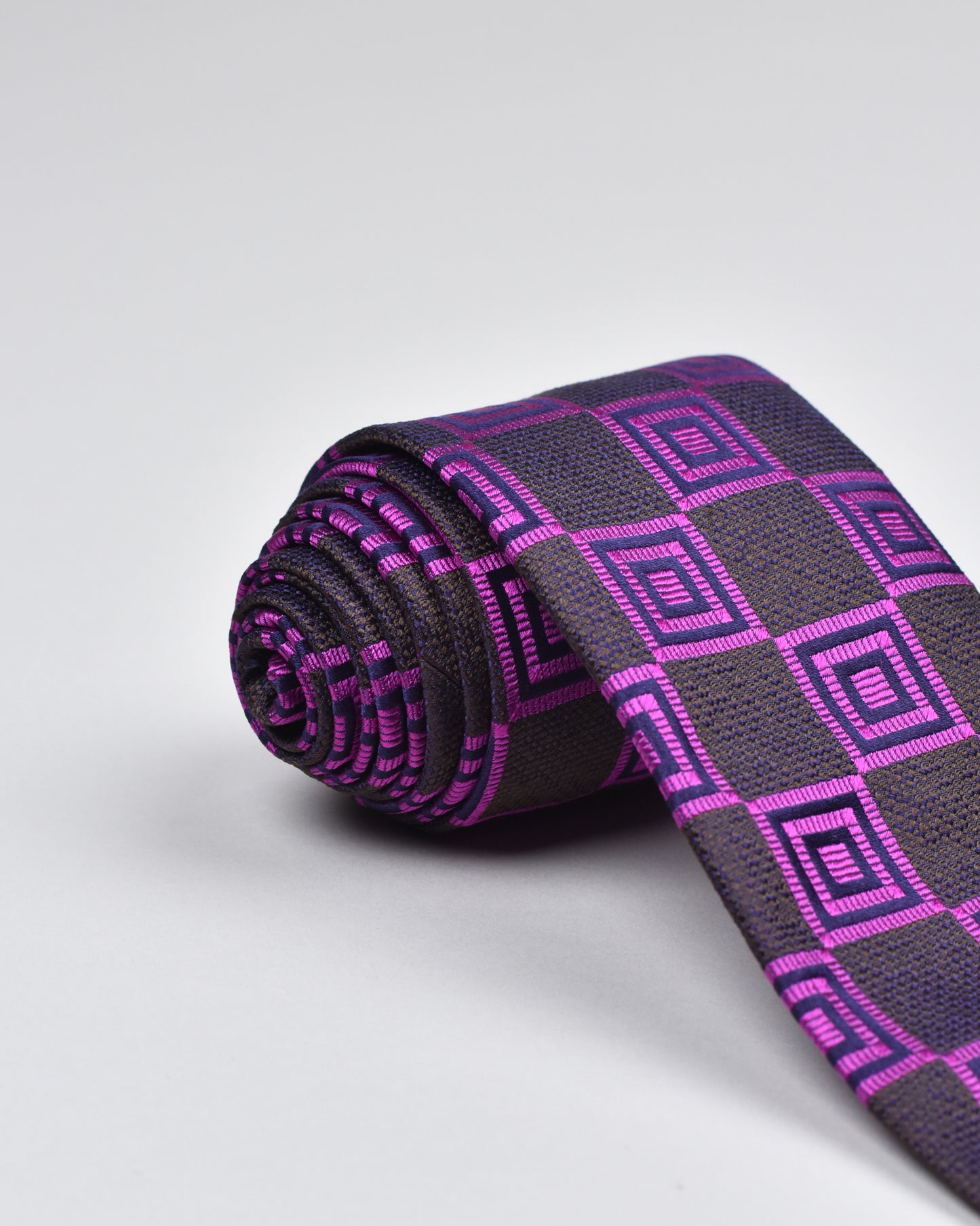 Khakis of Carmel - Silk Printed Tie in Purple