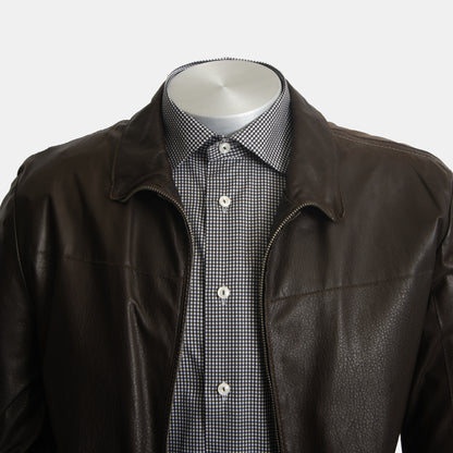 Gimos - Brown Leather Jacket