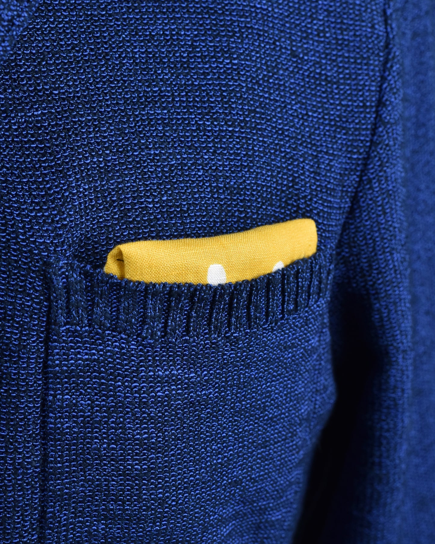 Maurizio Baldassari - Blue Rib Stitch Jacket
