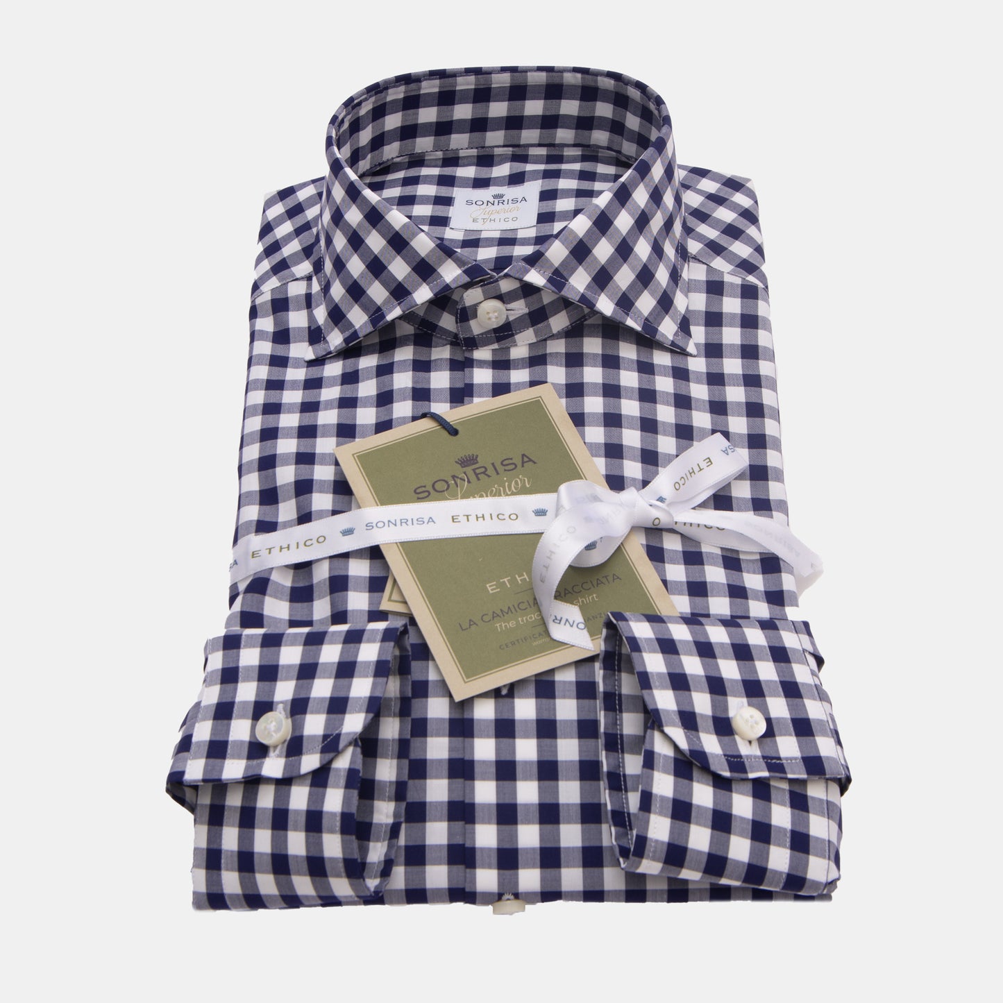 Khaki’s of Carmel - Navy Checkered Shirt