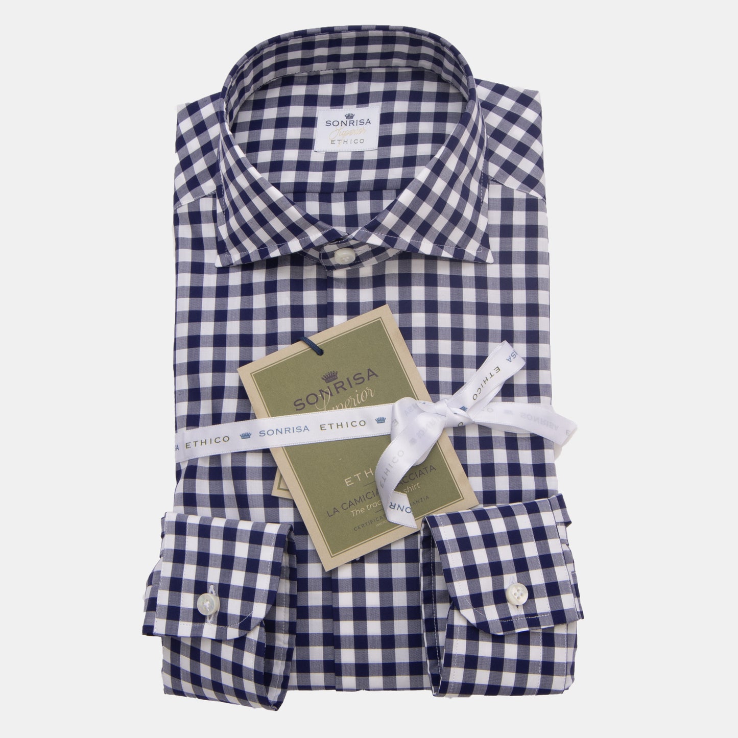 Khaki’s of Carmel - Navy Checkered Shirt