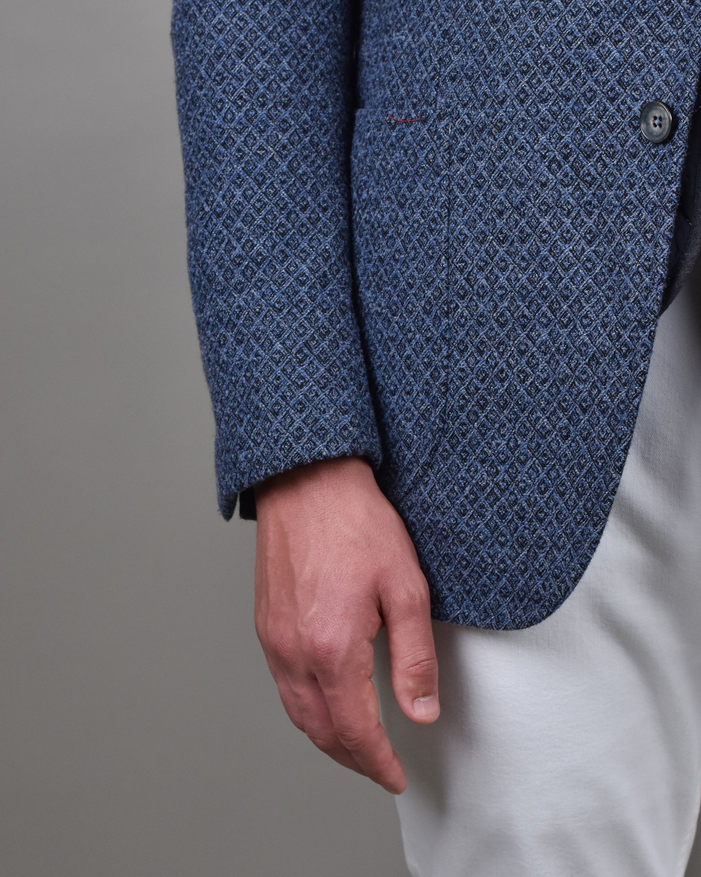 Isaia - Blue Pattern Sport Coat