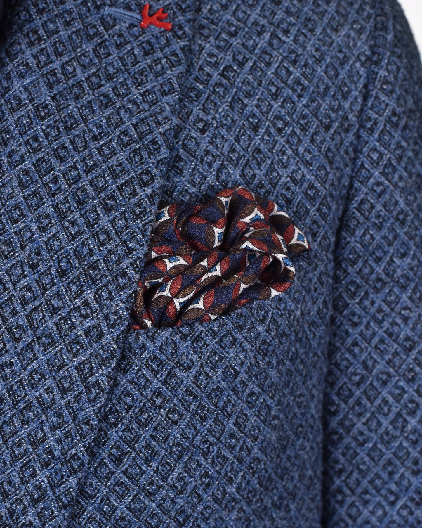 Isaia - Blue Pattern Sport Coat