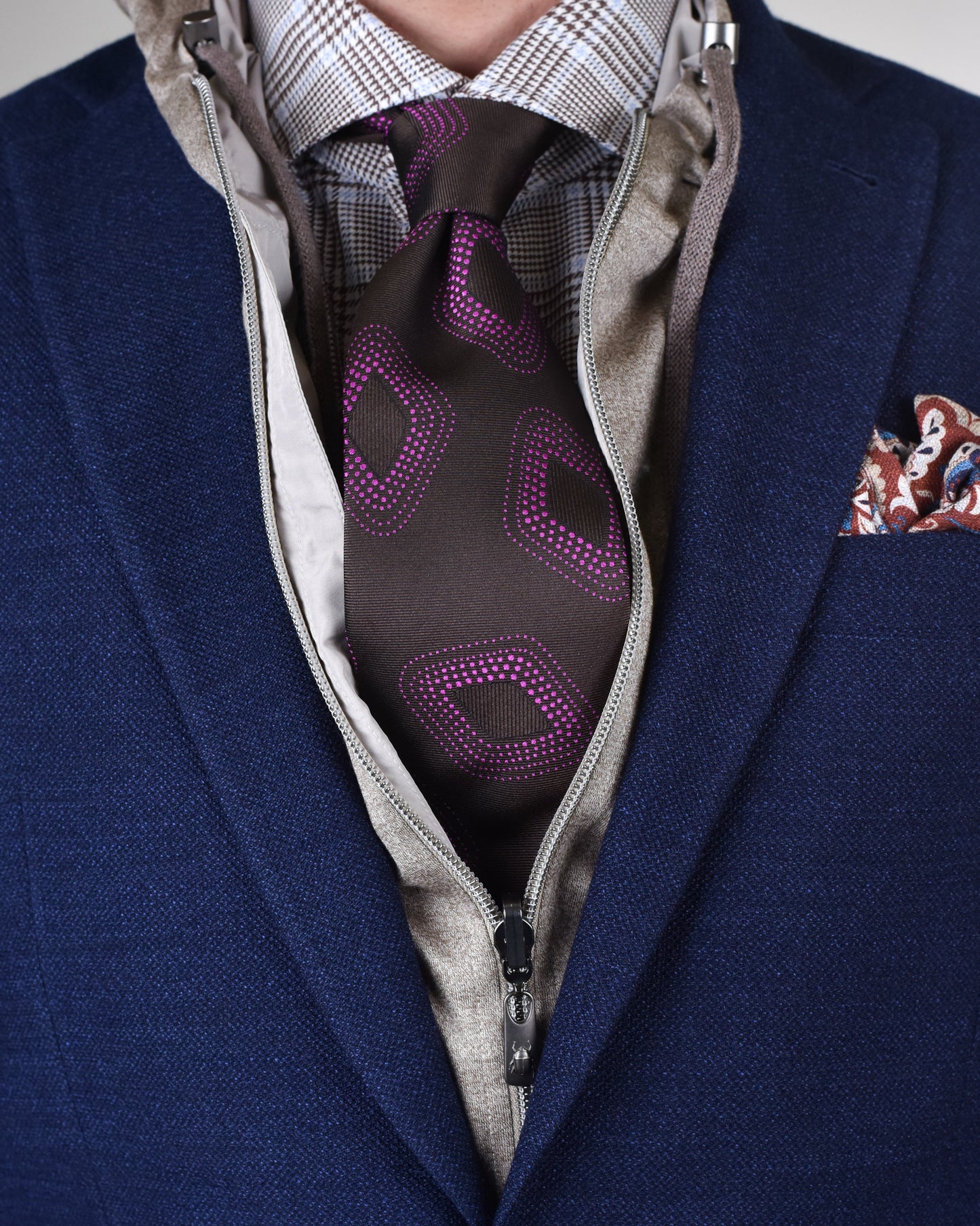 Khakis of Carmel - Navy Soft Coat