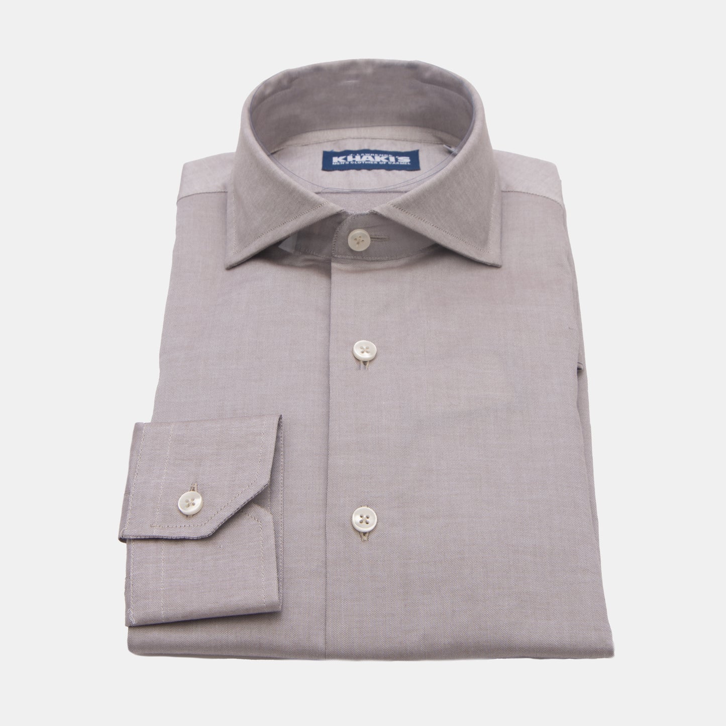 Khaki’s of Carmel - Taupe Solid Shirt