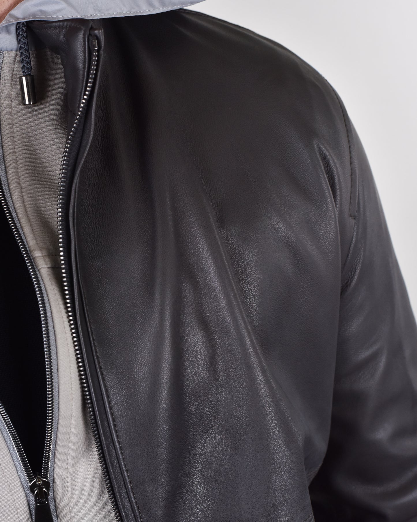 Khakis of Carmel - Black Leather Jacket