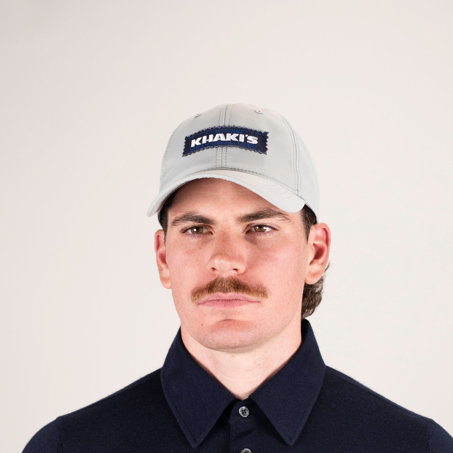 khakis grey tech hat
