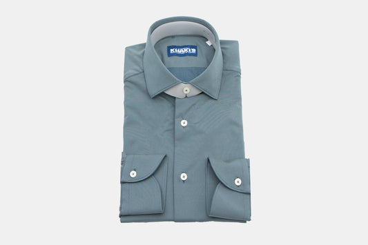 khakis of Carmel - teal shirt