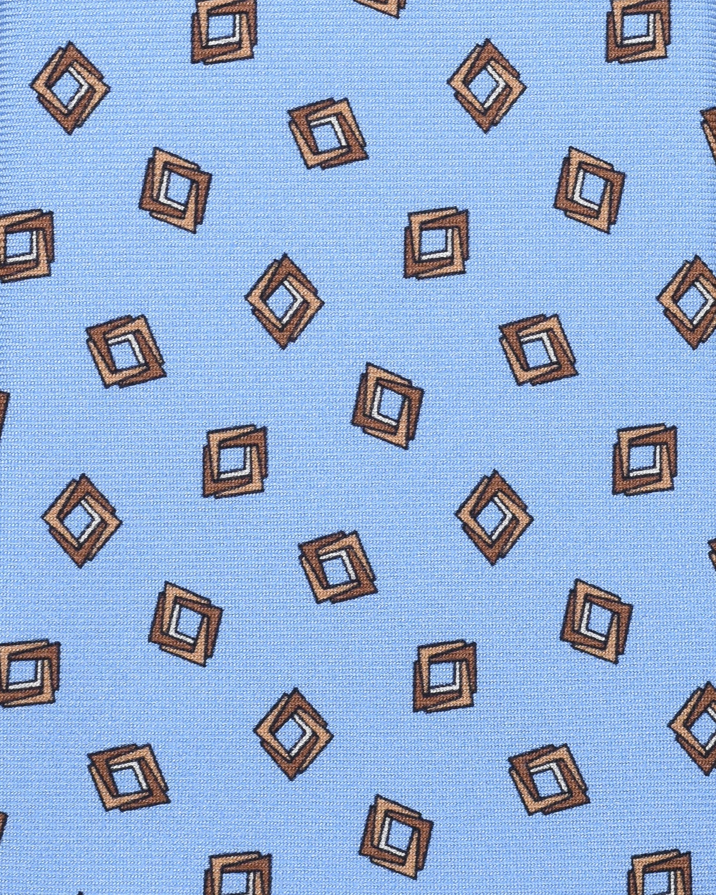 Khakis of Carmel - Silk Printed Tie in Light Blue