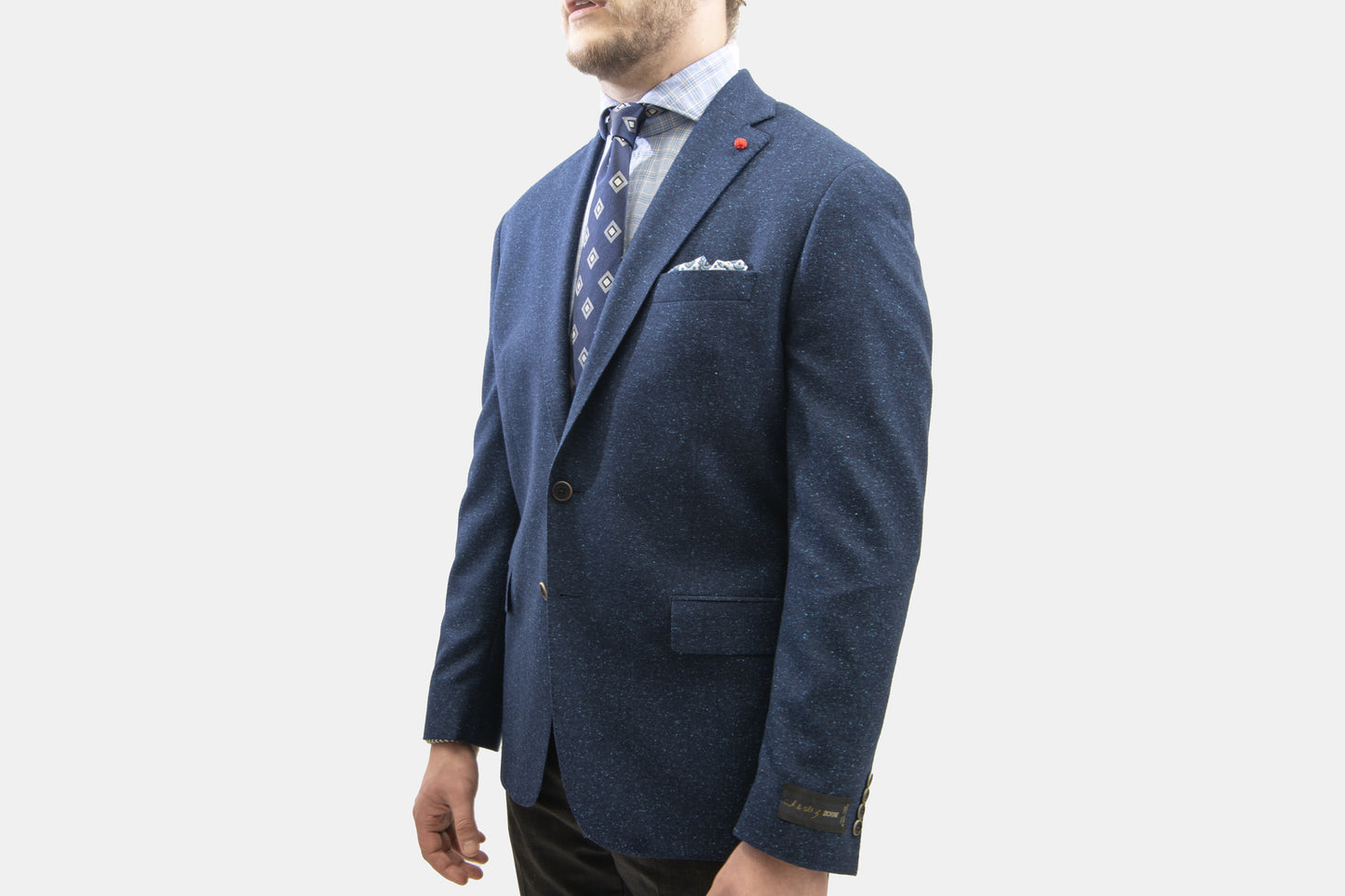 khakis of Carmel - navy sports coat