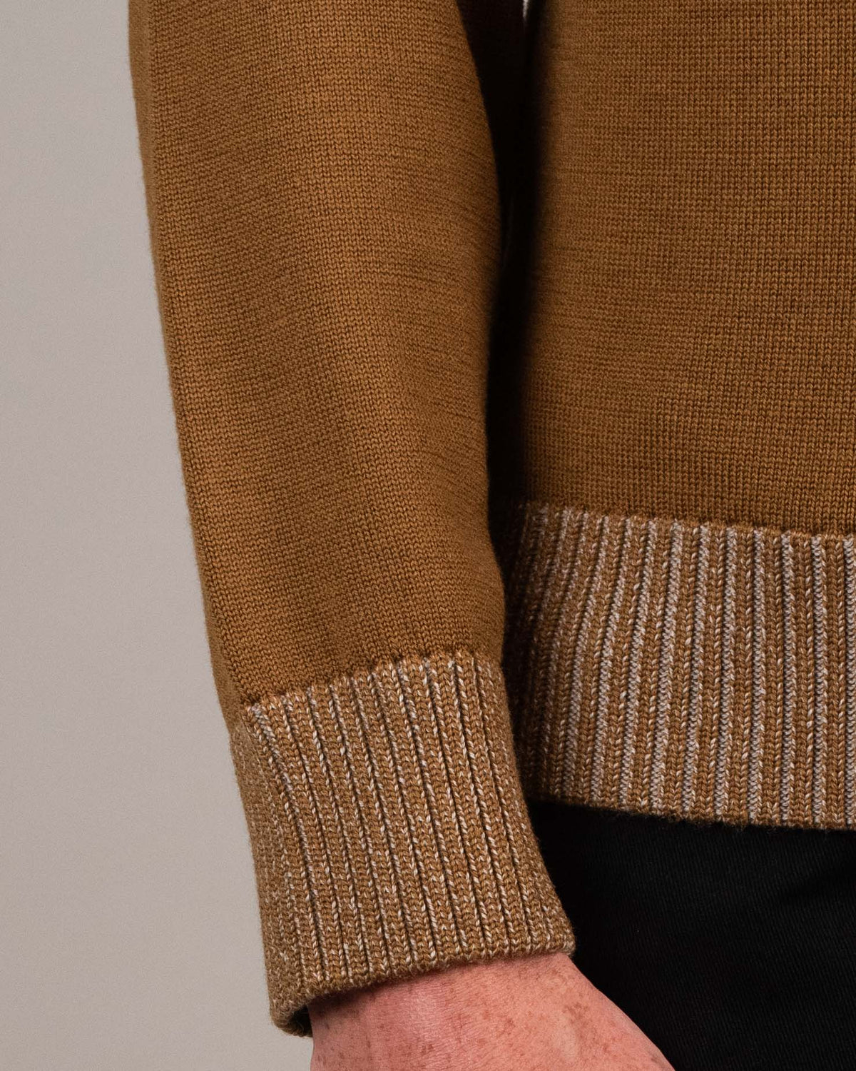 paul and shark gold yellow zip sweater
