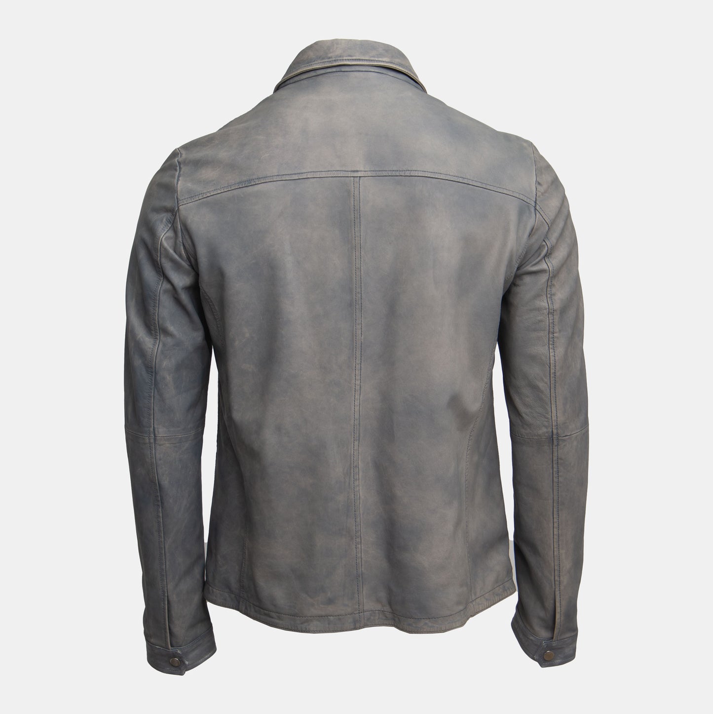 Khaki's of Carmel - Gimo's Dino Leather Jacket in Silver