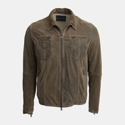 Khaki's of Carmel - Gimo's Vintage Suede Leather Jacket