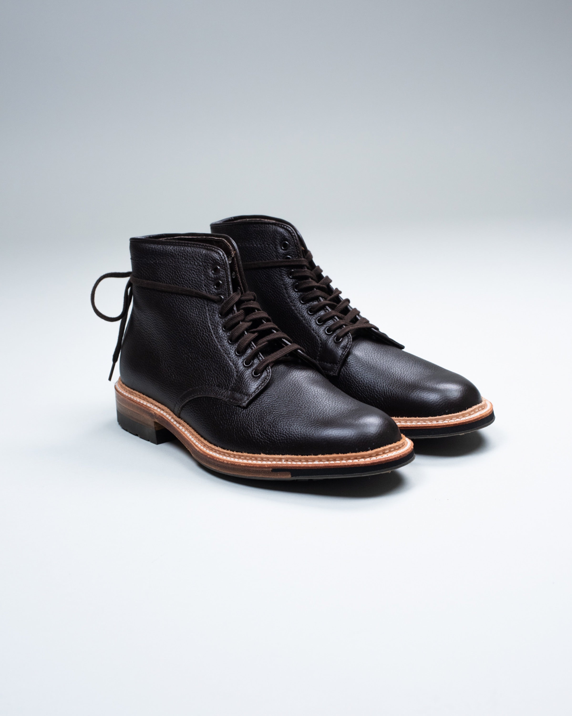 alden custom plain toe boot – khakis of carmel