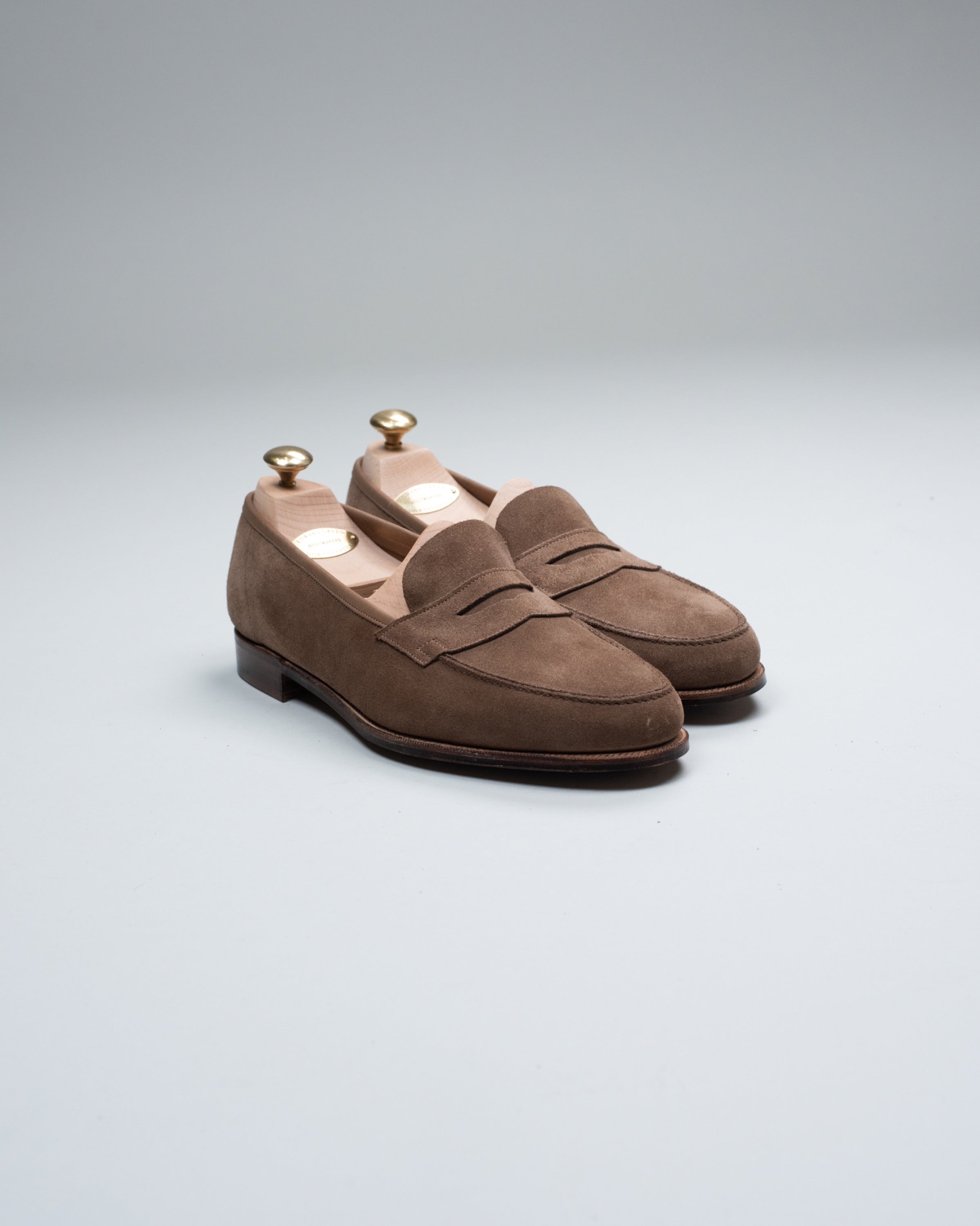 Edward Green Duke Green Suede Loafers 8 1/2 Edward Green Duke - Snuff Suede - Leffot main image 4