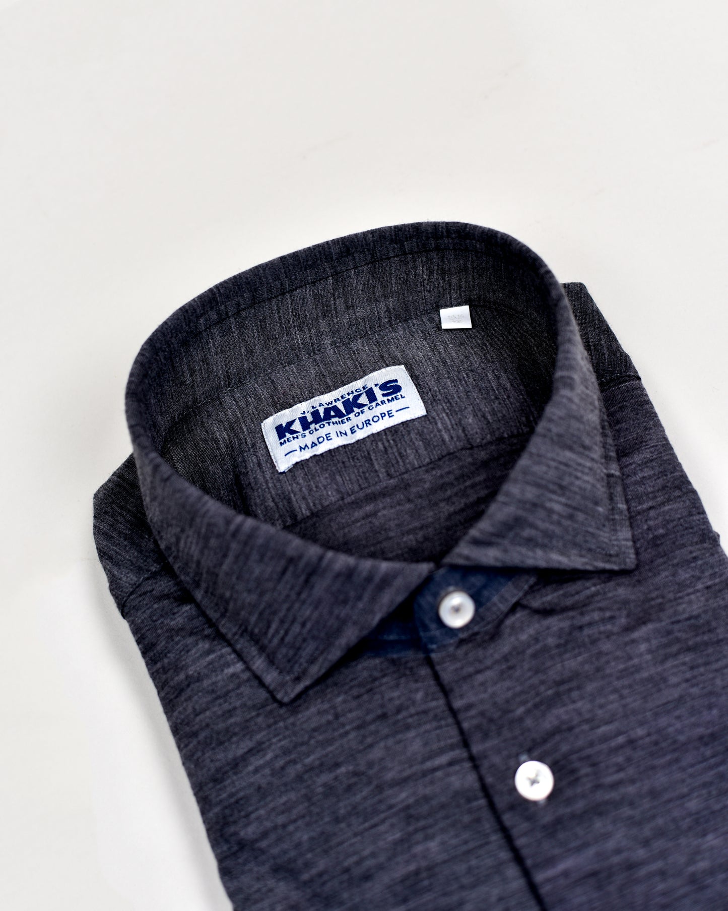 Khaki’s of Carmel - Grey Merino Wool Shirt