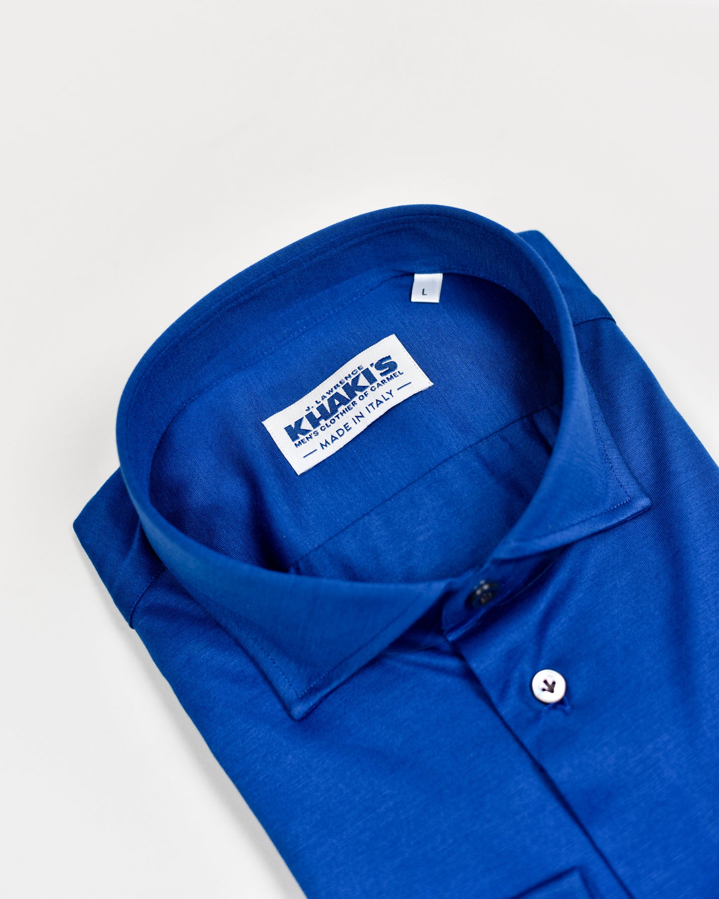 Khaki’s of Carmel - Blue Cotton Cashmere Shirt