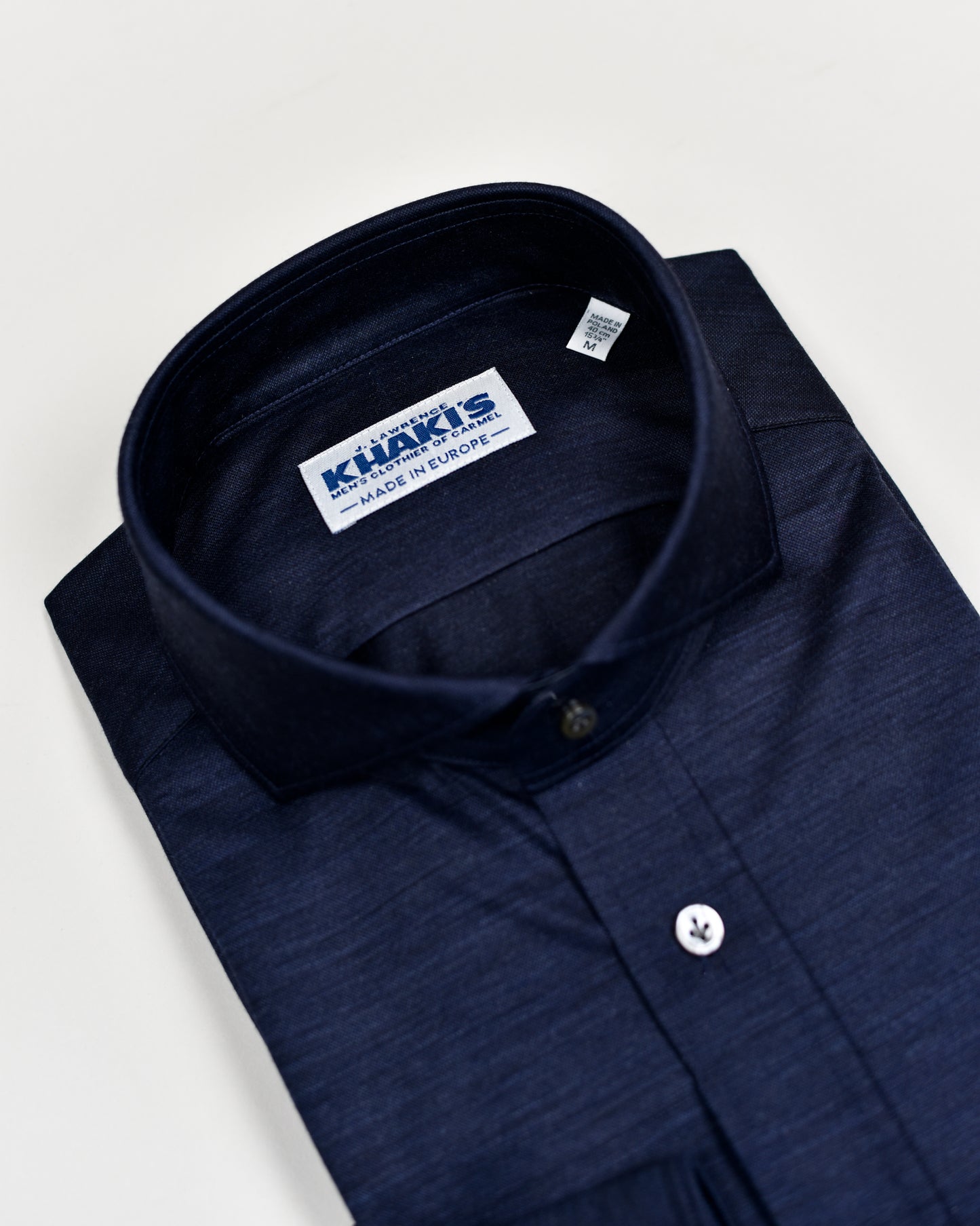 Khaki’s of Carmel -Black Cotton Blend Shirt