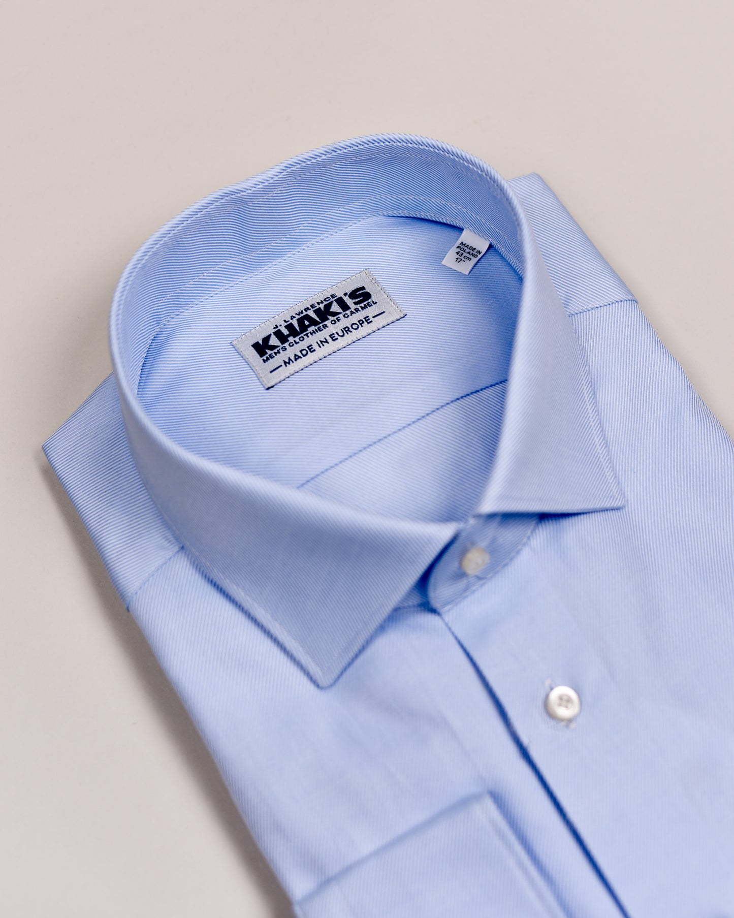 Khaki’s of Carmel -Blue Cotton Shirt