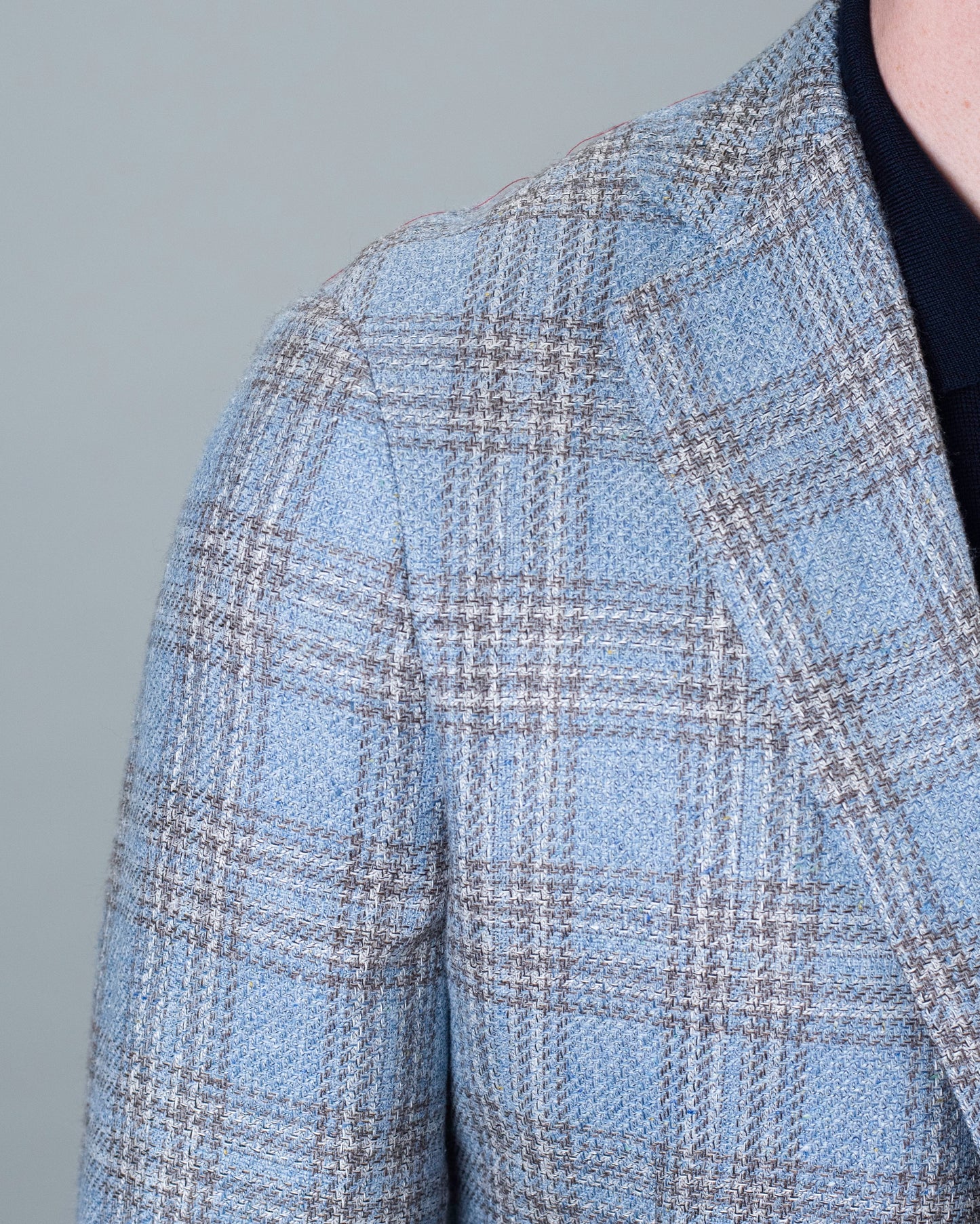 ravazzolo lt blue tan sport coat