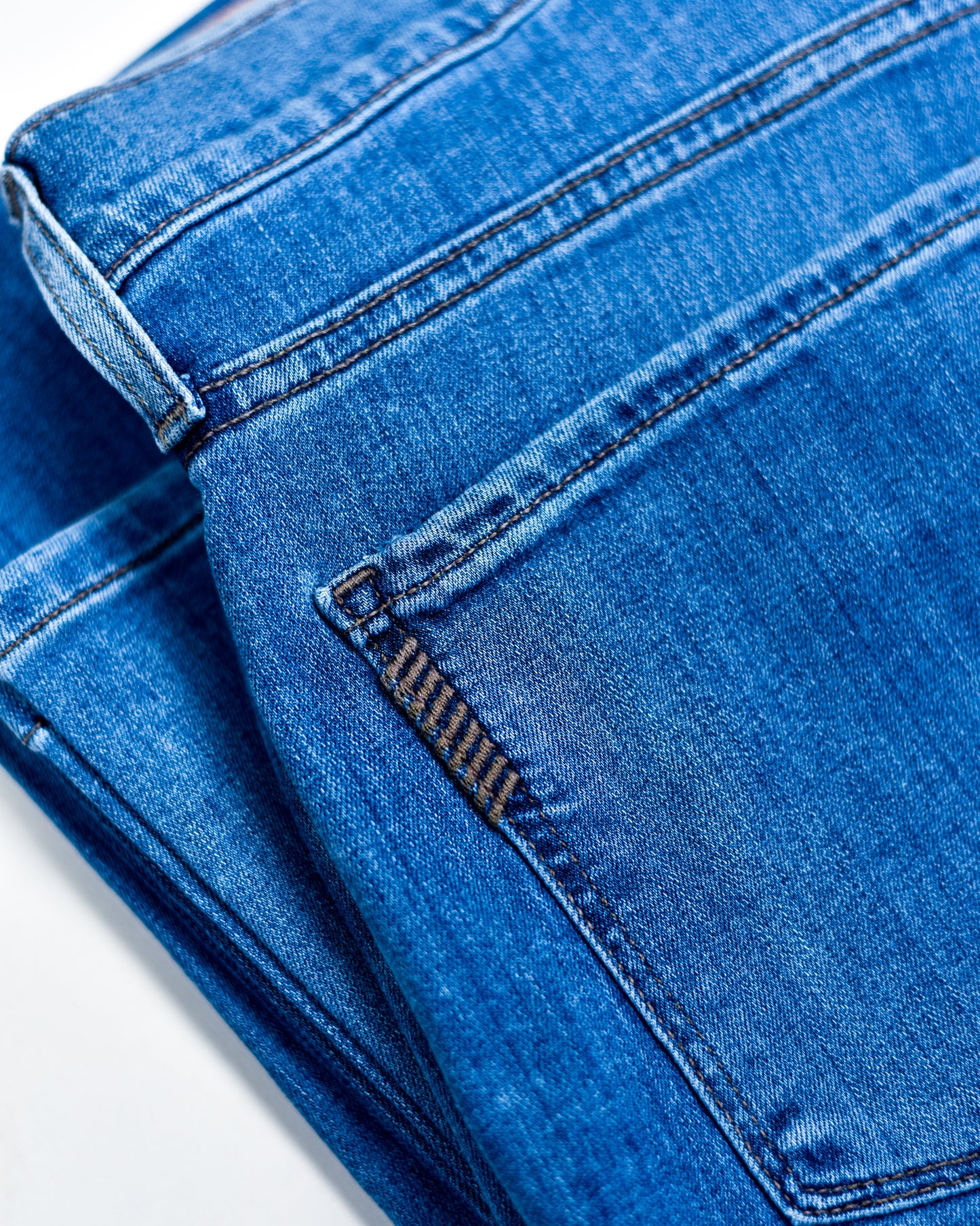 khakis of carmel - light washed denim