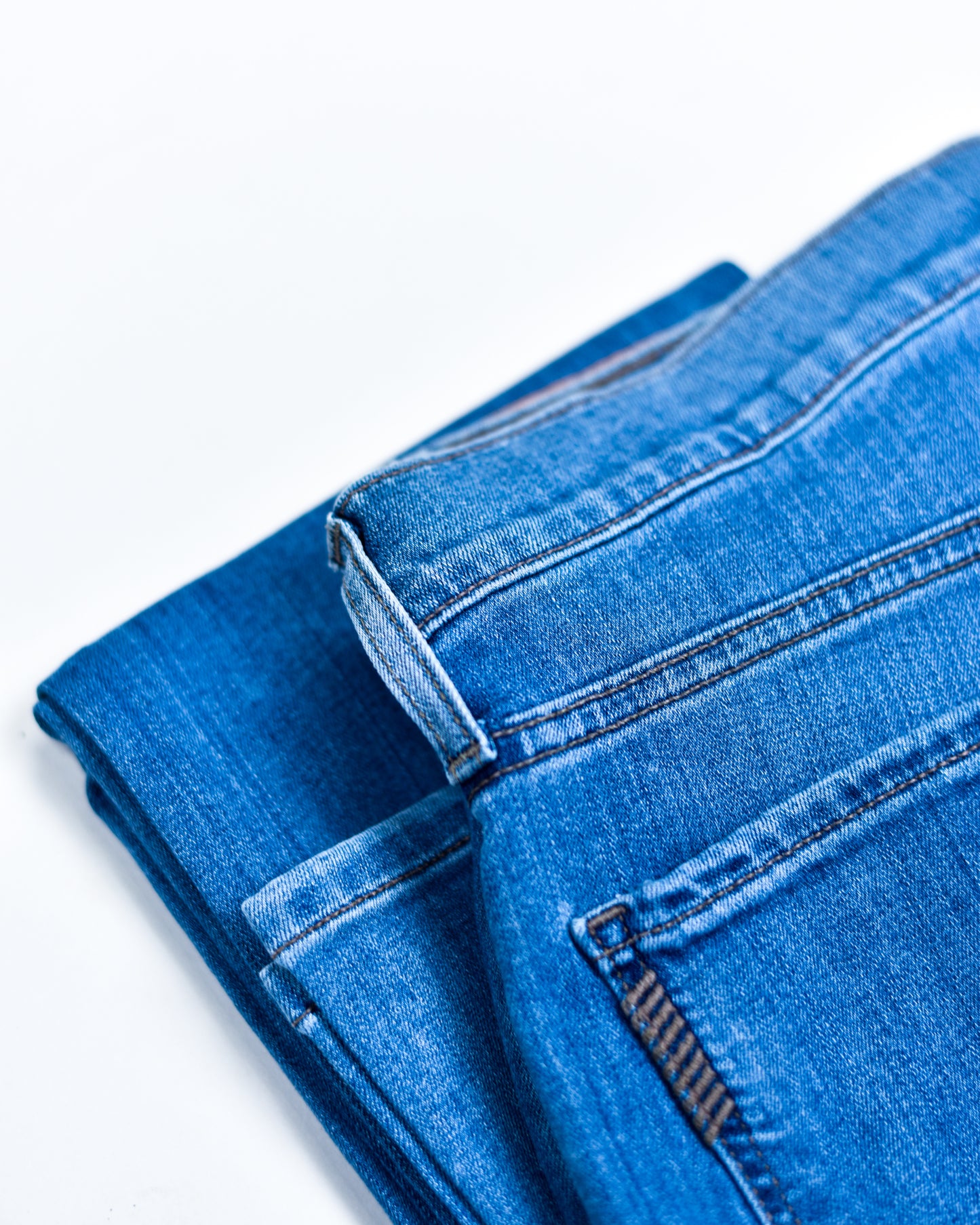 khakis of carmel - light washed denim