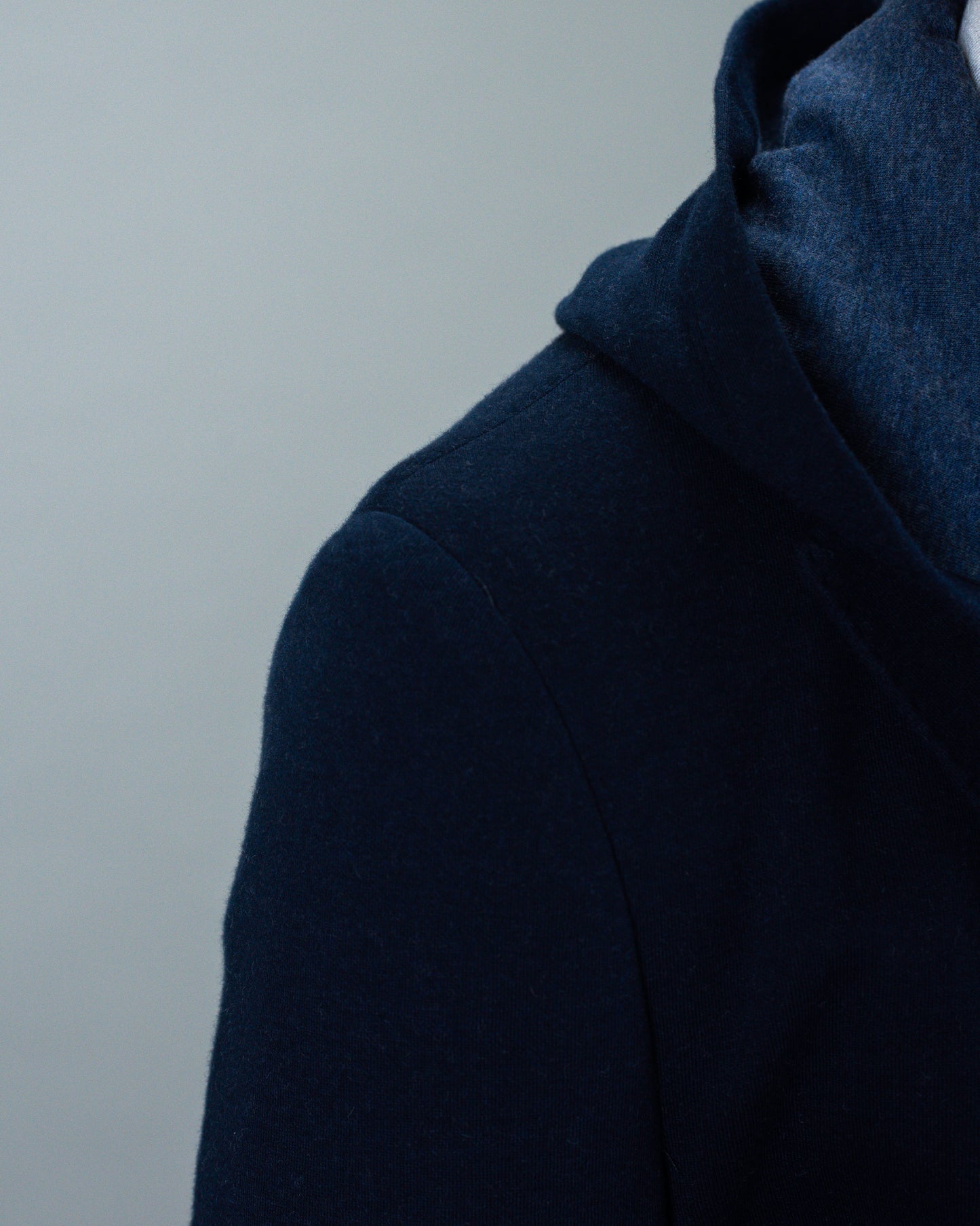 eleventy navy hoodie soft coat