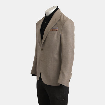 Khaki's of Carmel - Jack Victor Wool and Silk Blend Sport Coat in Tan
