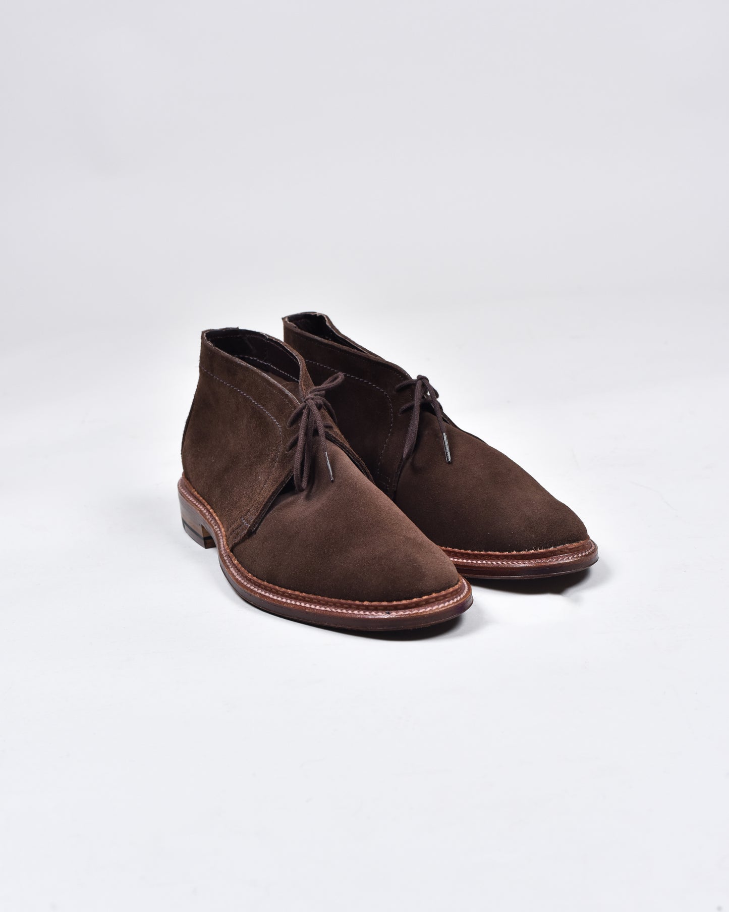 Unlined Chukka Boot - Dark Brown Suede