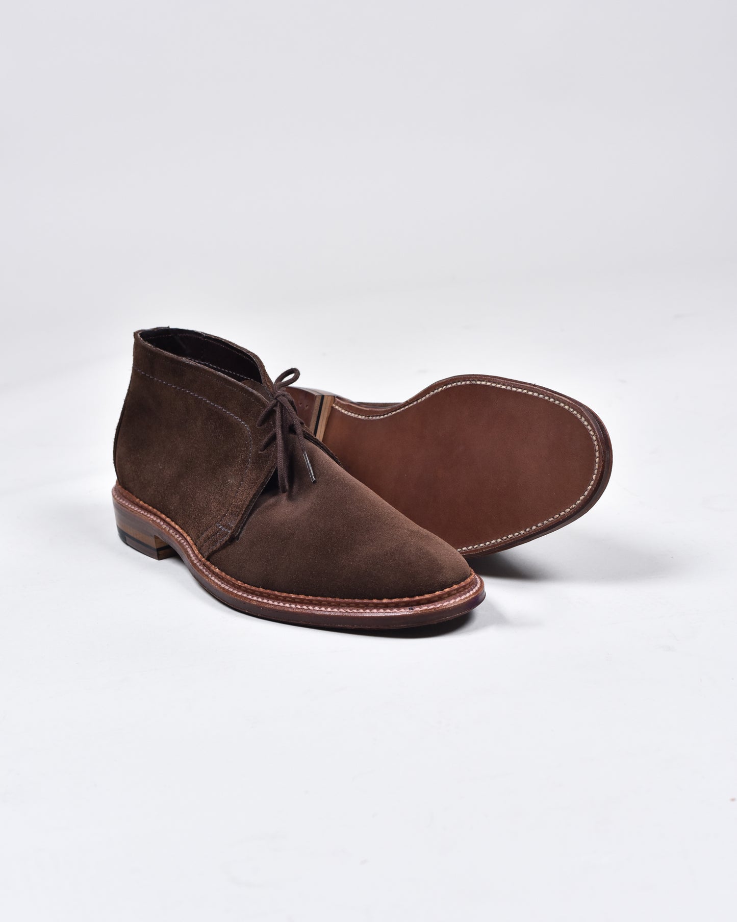 Unlined Chukka Boot - Dark Brown Suede