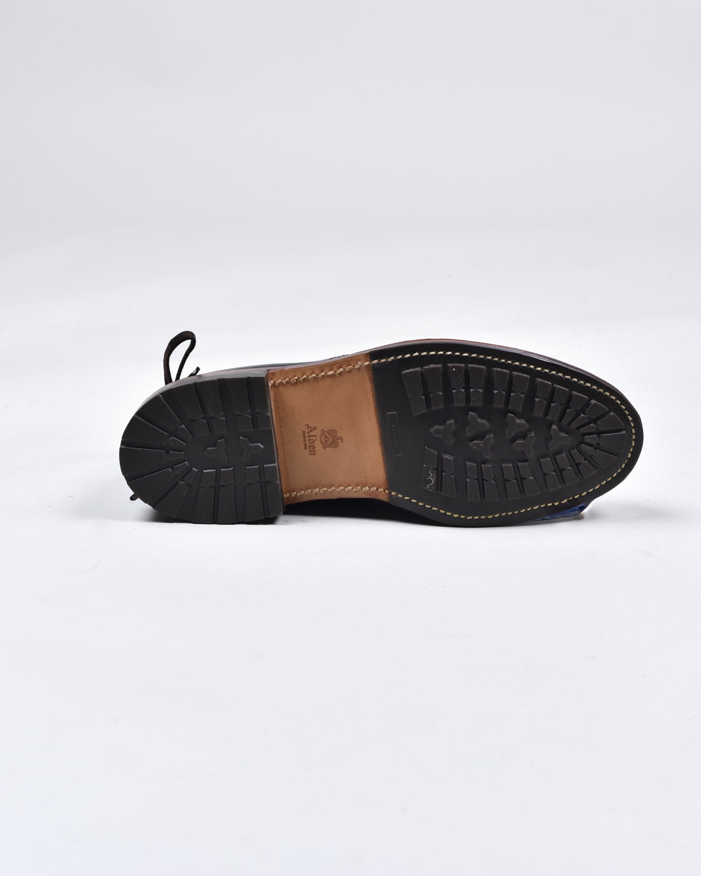 Cordovan Plain Toe Boot Comando Sole
