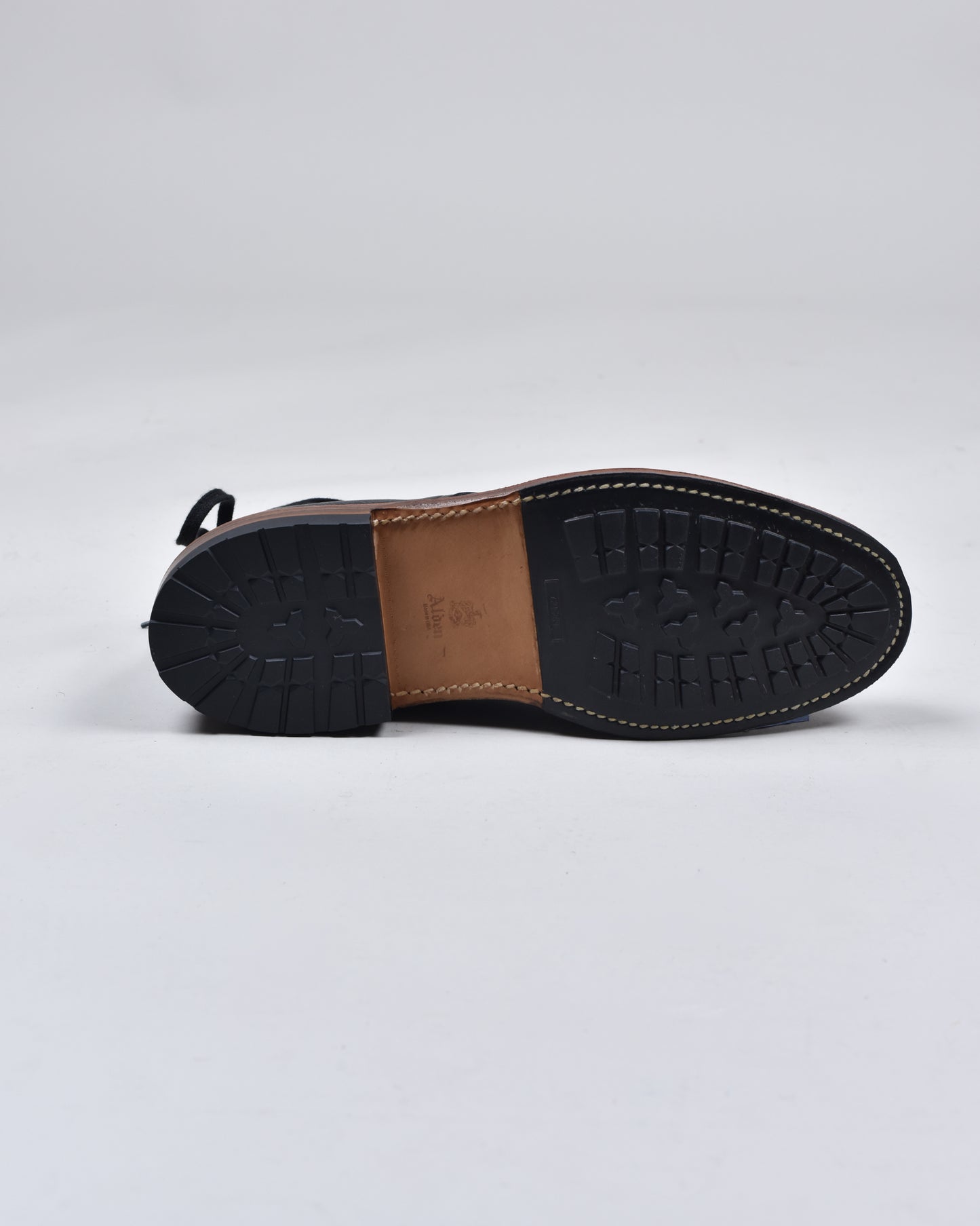 BLACK PLAIN TOE BOOT COMANDO SOLE
