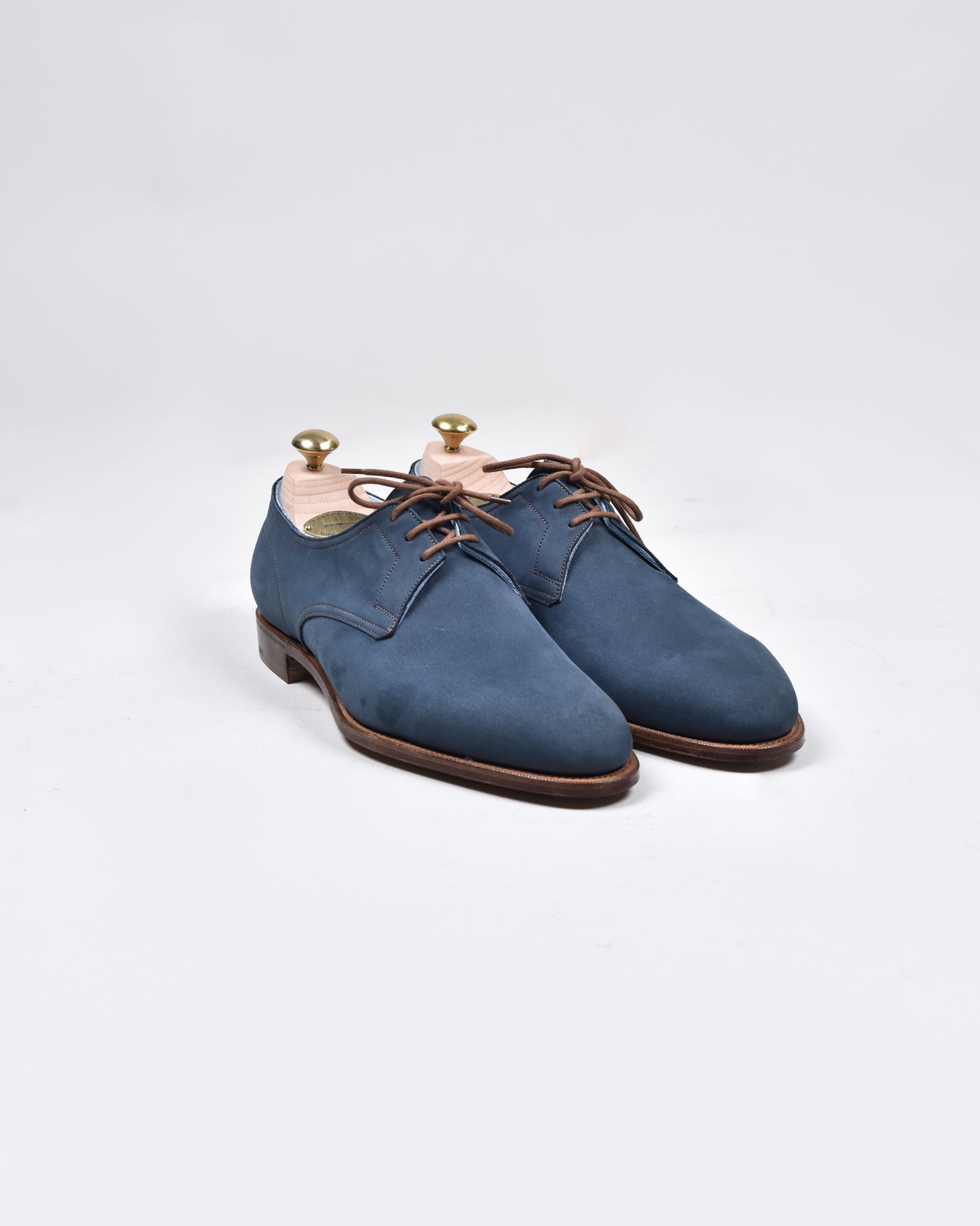 Edward Green - Navy Lace Up Unlined