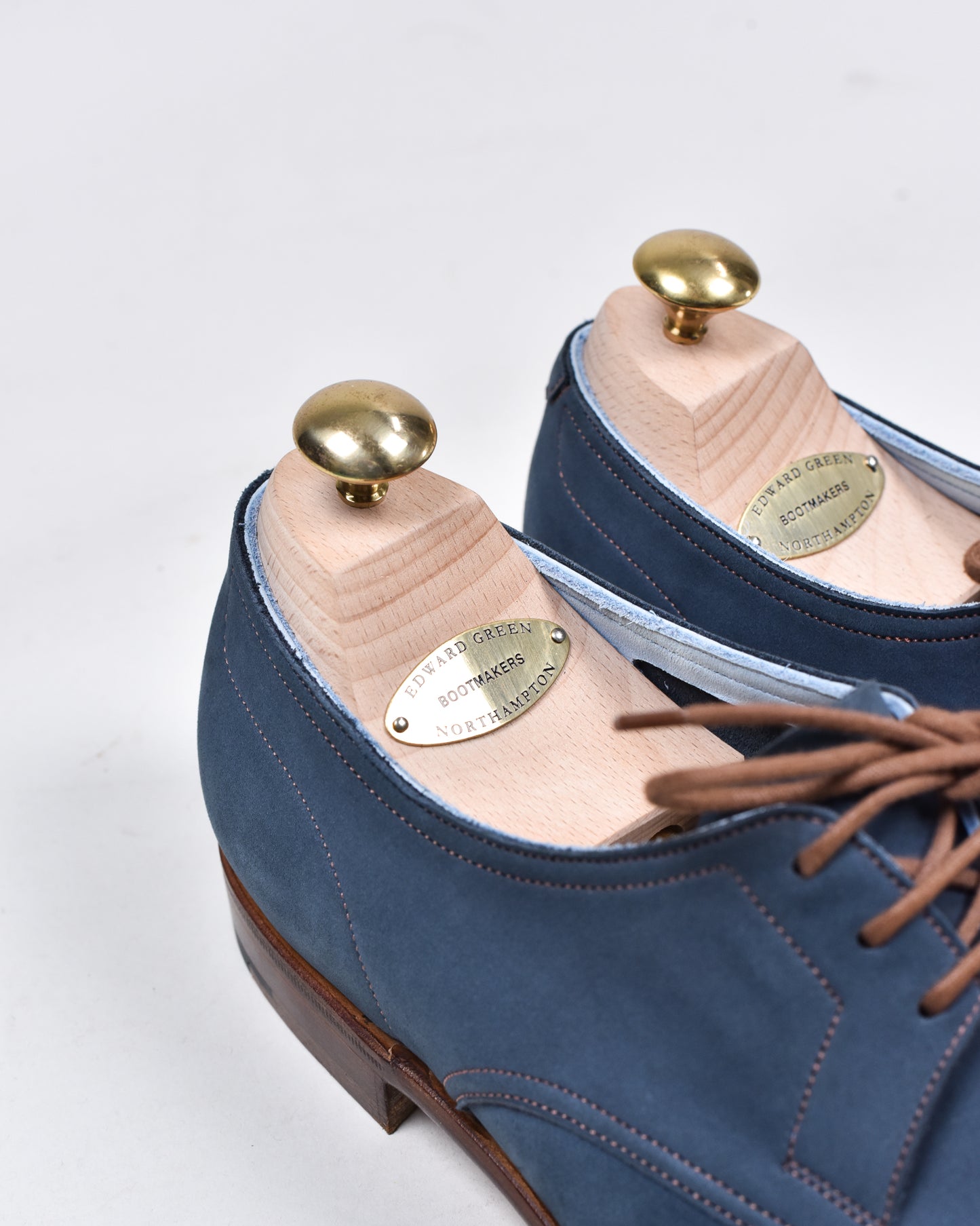 Edward Green - Navy Lace Up Unlined