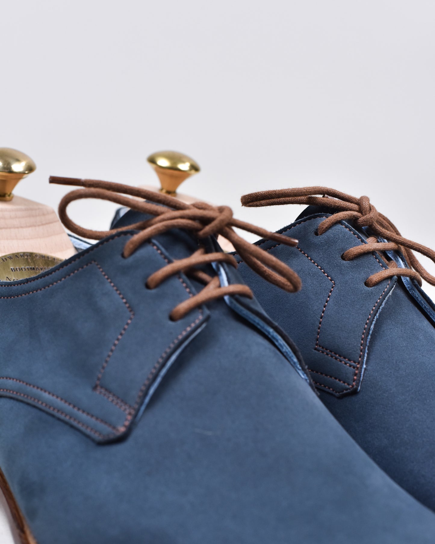 Edward Green - Navy Lace Up Unlined