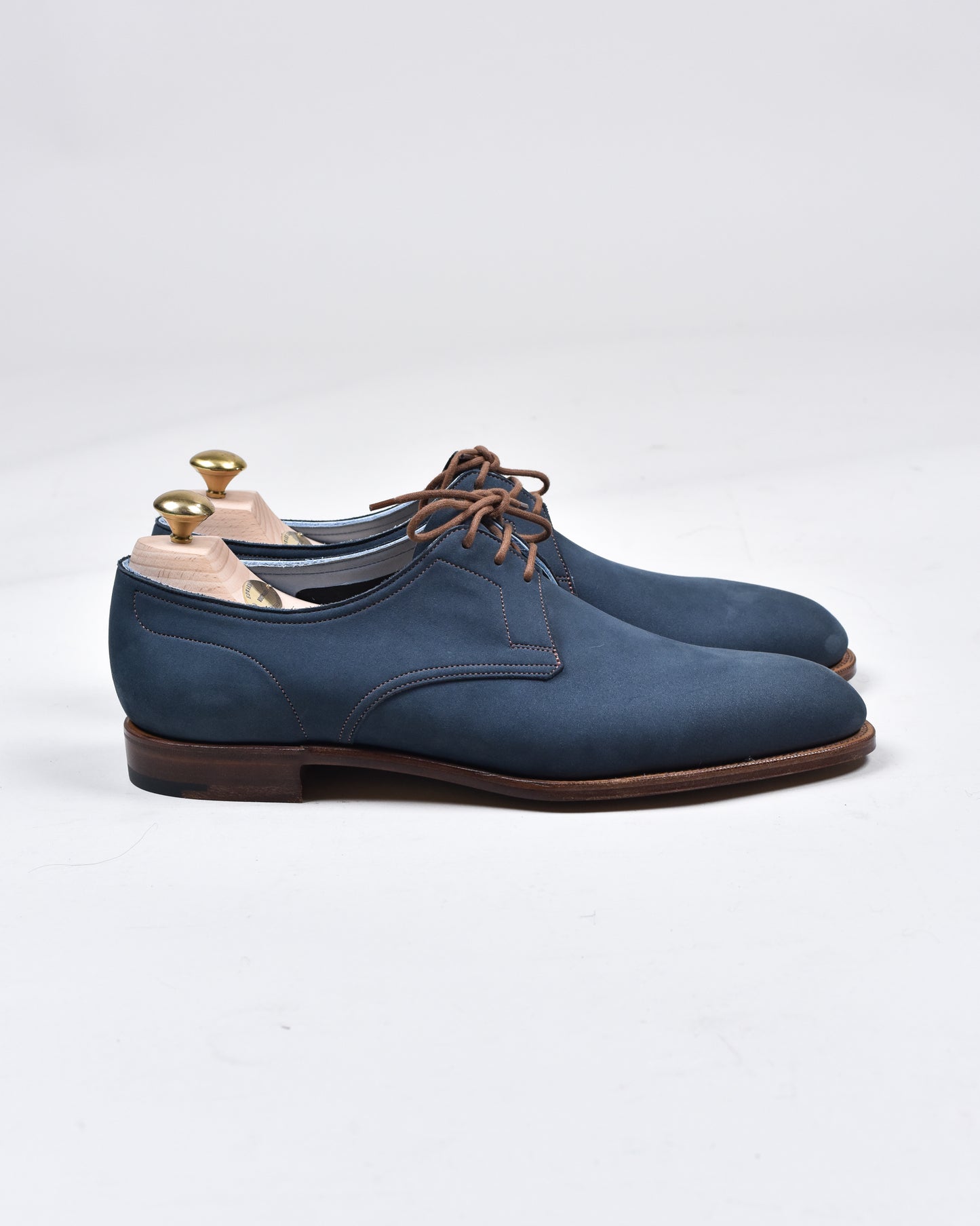Edward Green - Navy Lace Up Unlined