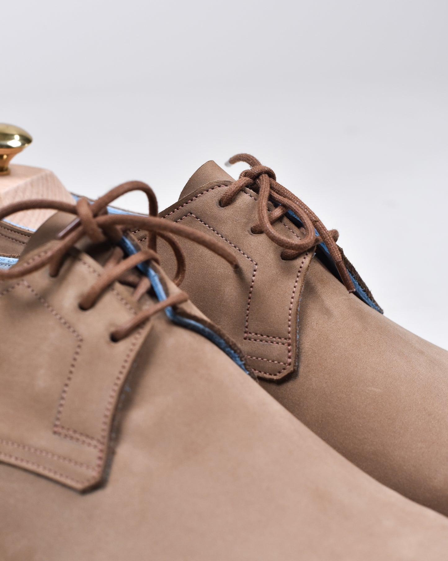 Edward Green - Taupe Lace Up Unlined